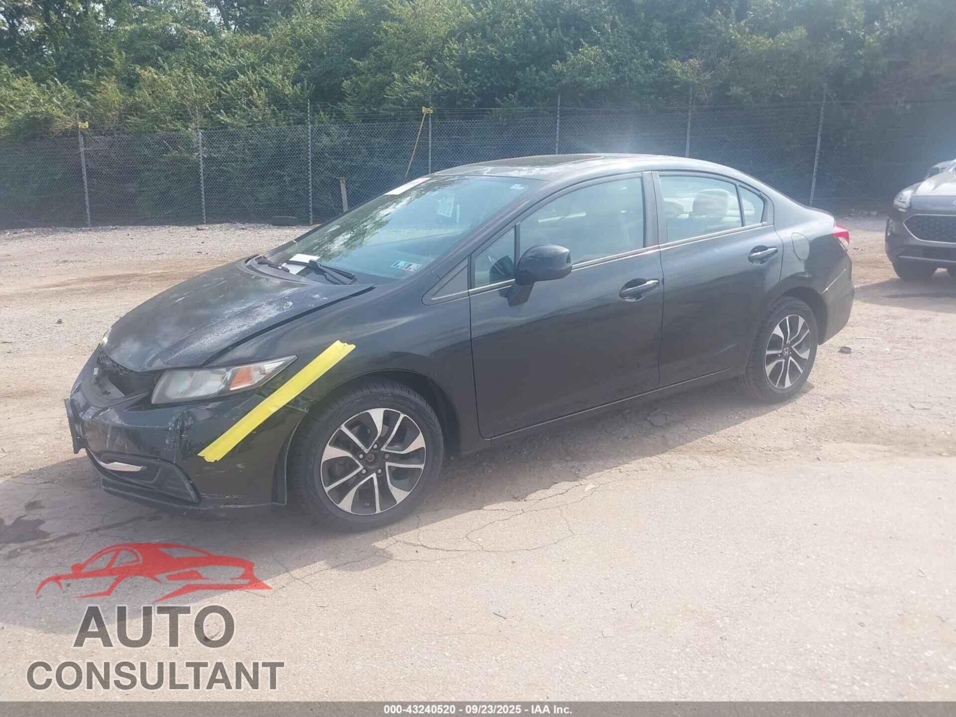 HONDA CIVIC 2013 - 2HGFB2F89DH501405