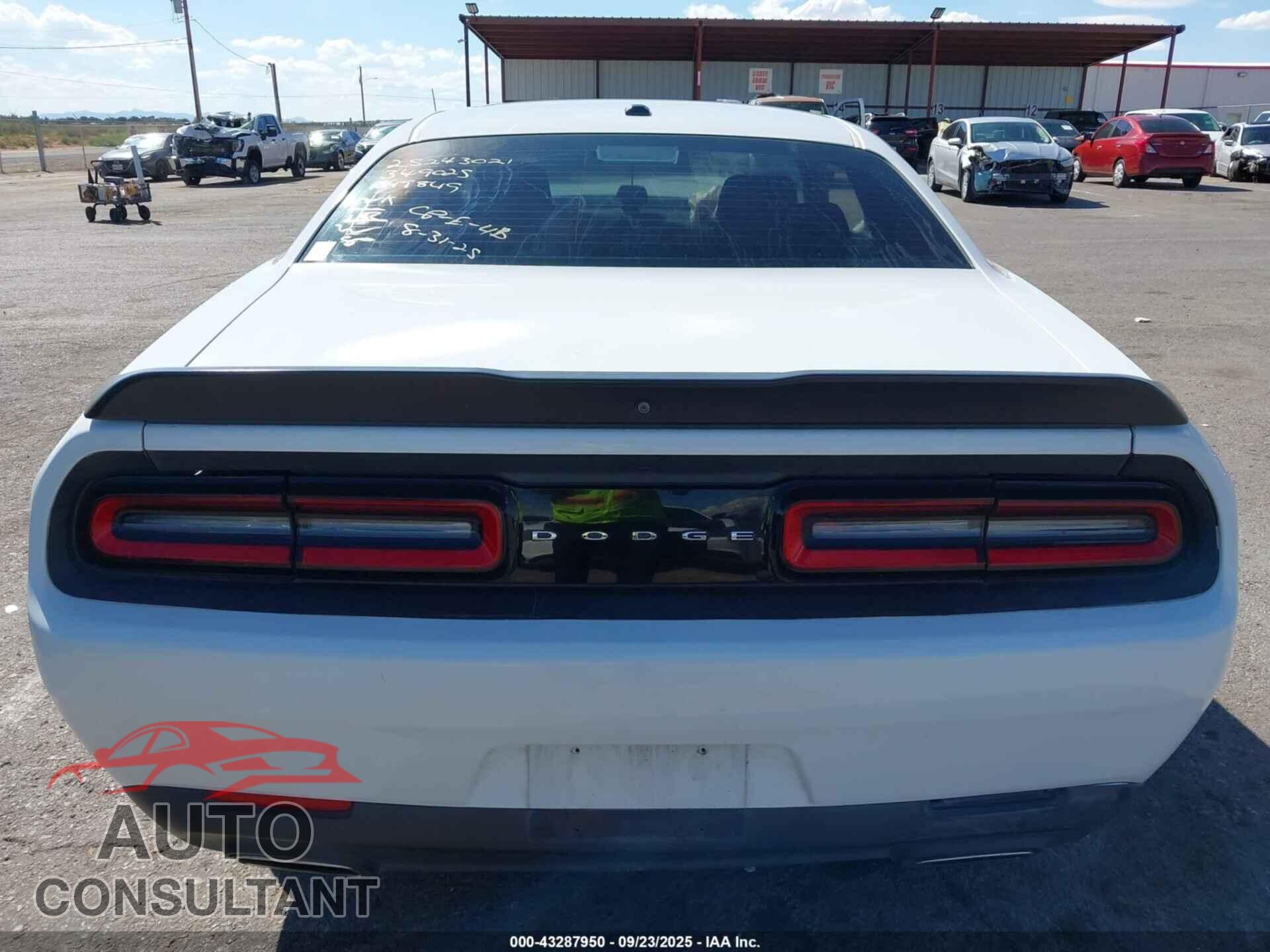 DODGE CHALLENGER 2019 - 2C3CDZAG9KH538412