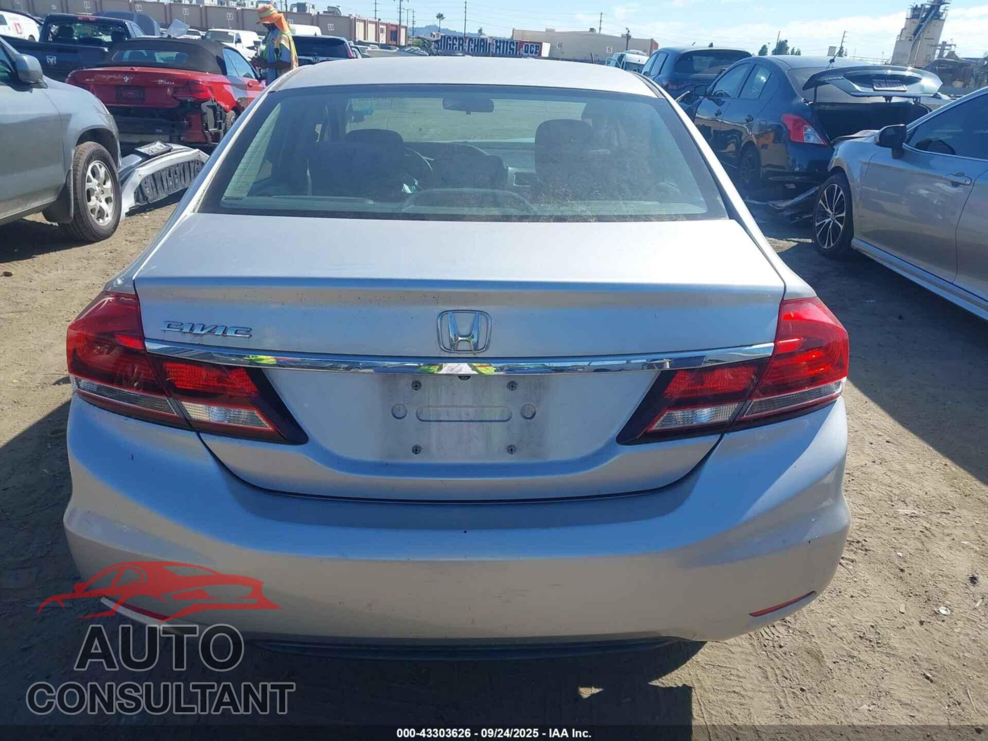 HONDA CIVIC 2013 - 19XFB2F53DE290542