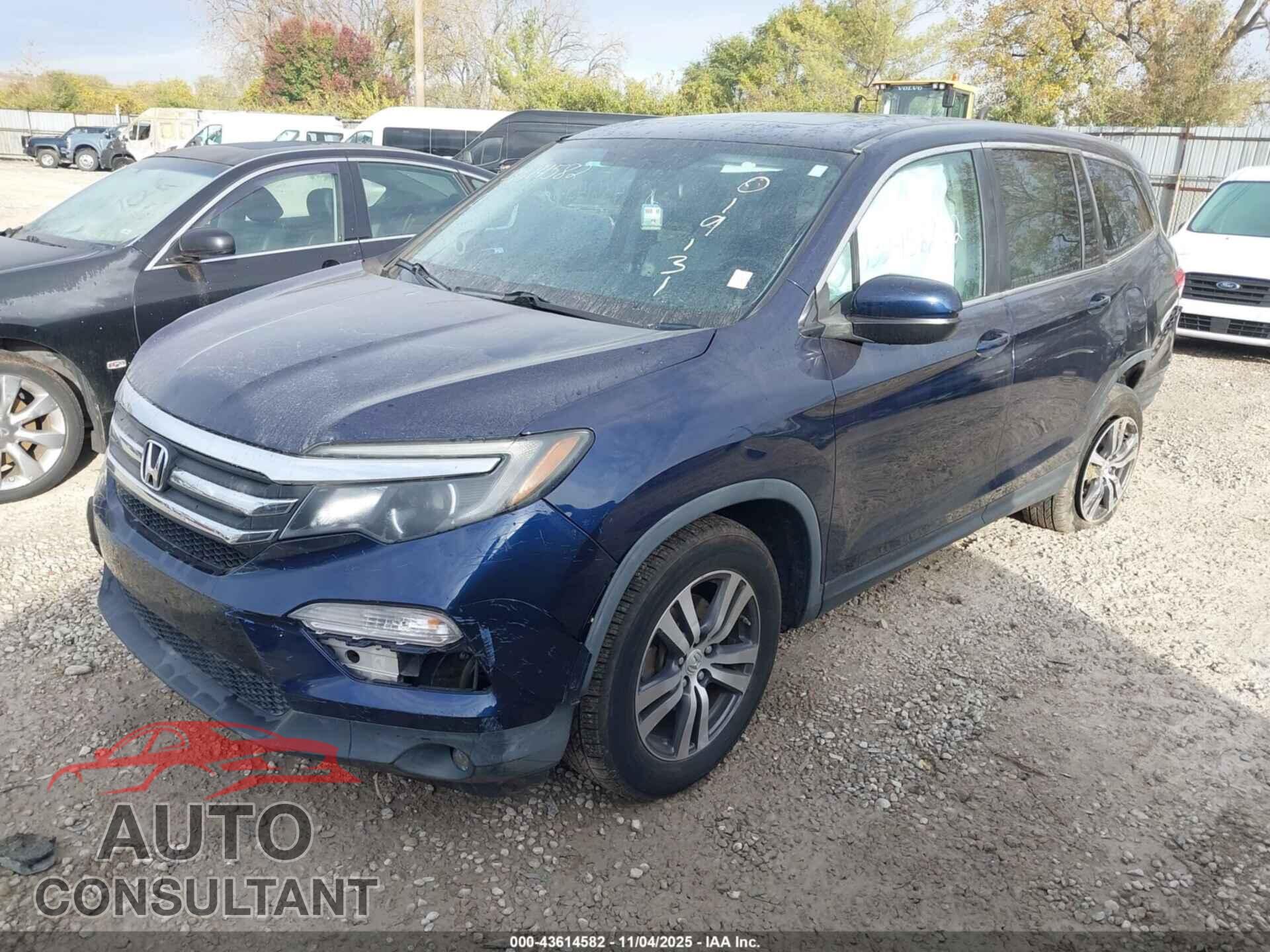 HONDA PILOT 2016 - 5FNYF6H59GB019131