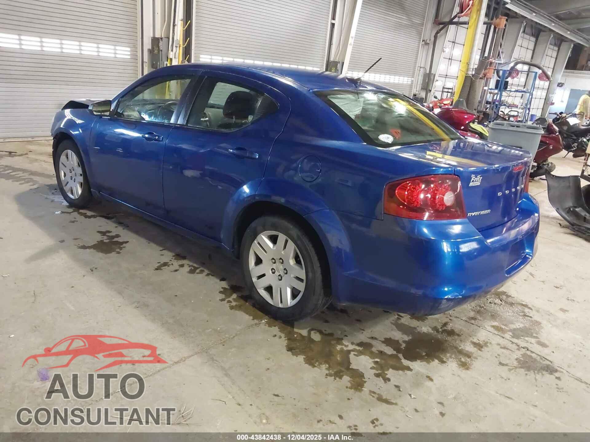 DODGE AVENGER 2013 - 1C3CDZAB7DN753981
