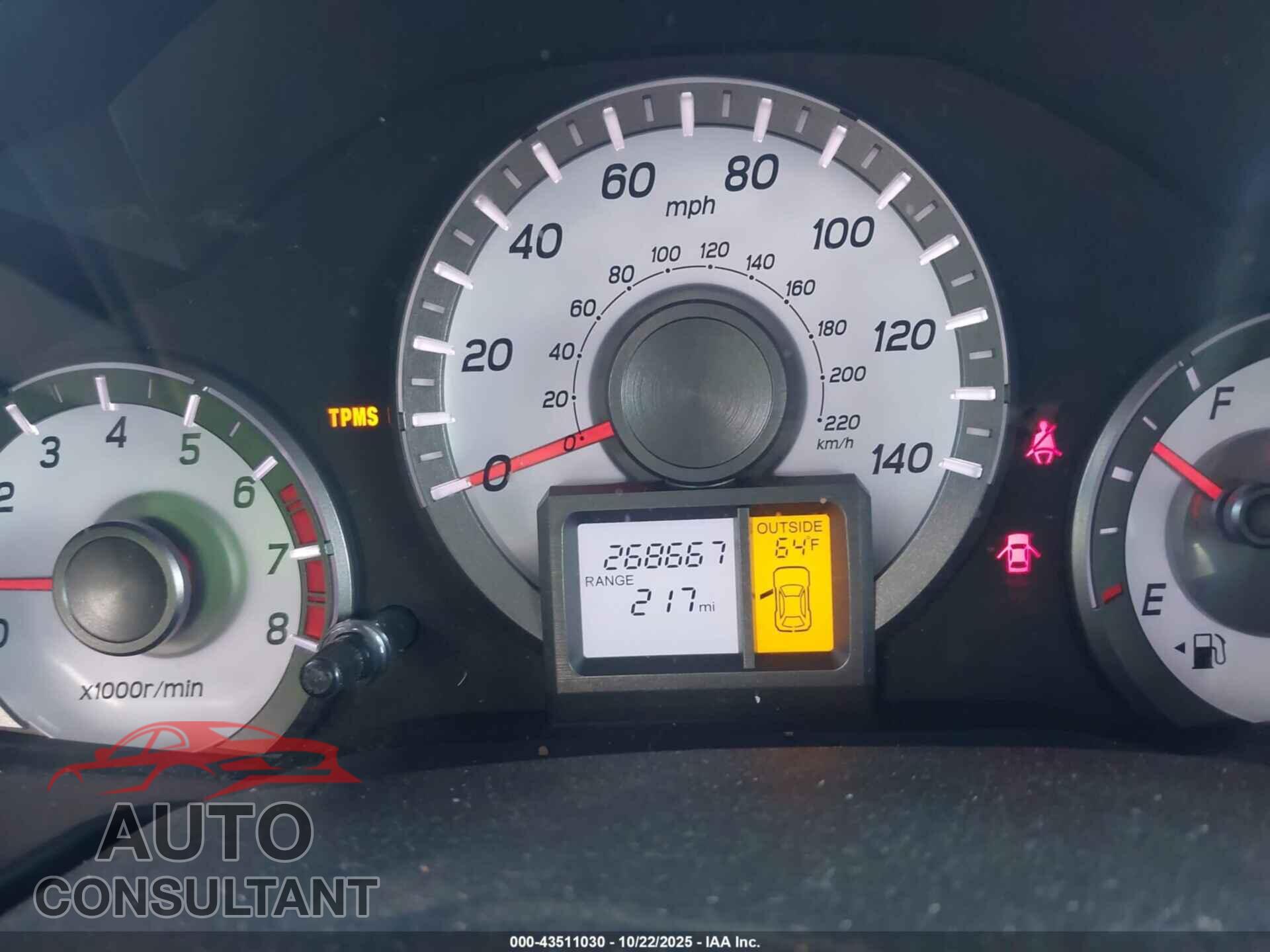 HONDA PILOT 2013 - 5FNYF4H75DB013439