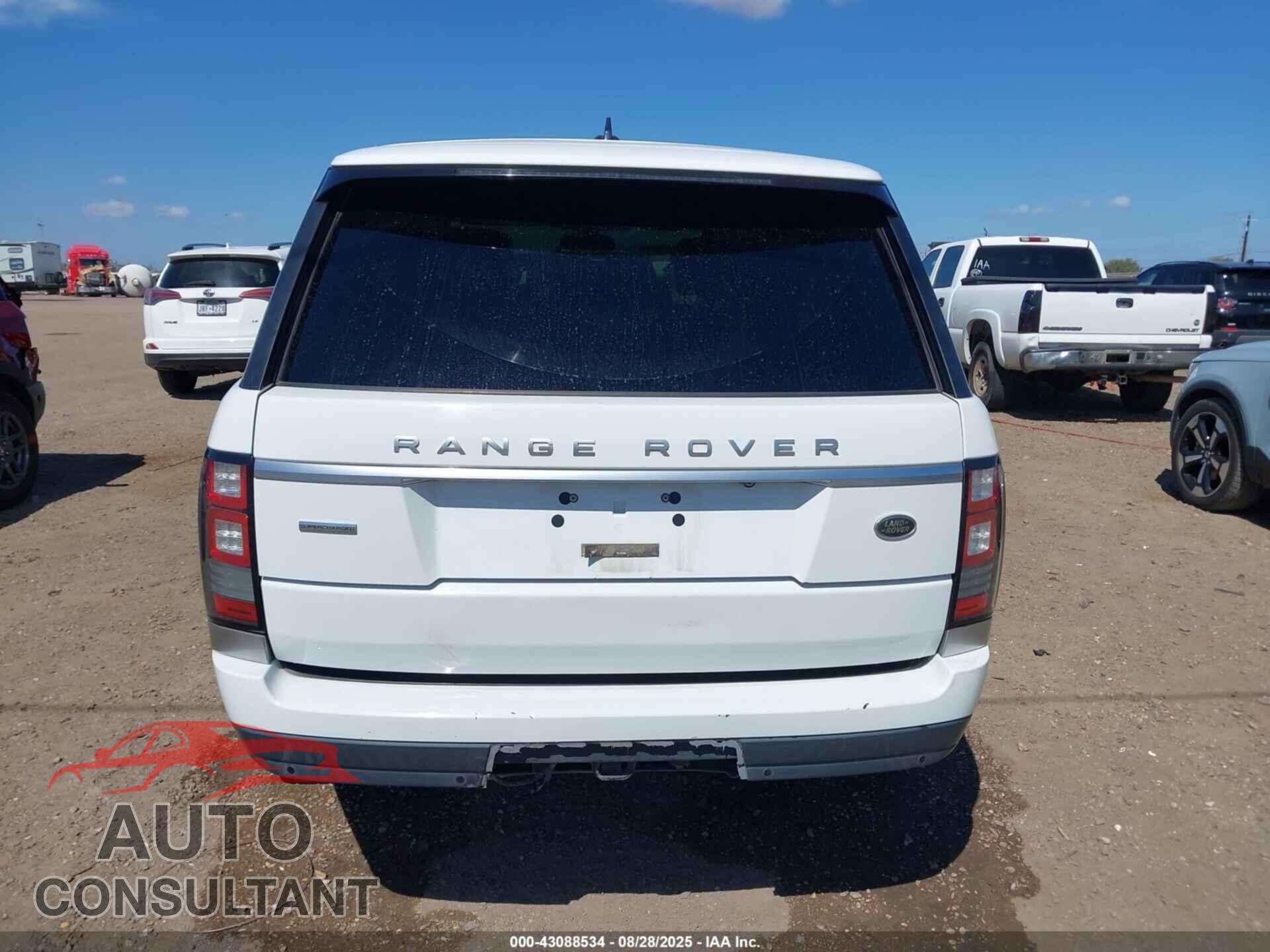 LAND ROVER RANGE ROVER 2015 - SALGS2TFXFA243217