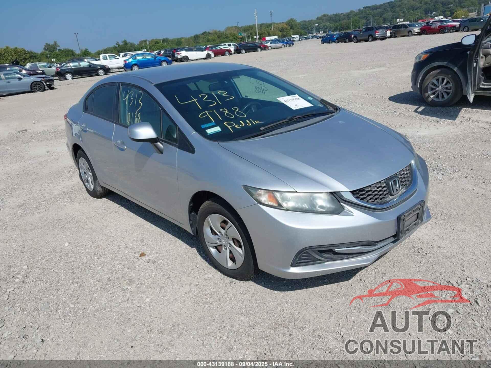 HONDA CIVIC 2013 - 19XFB2E55DE026384