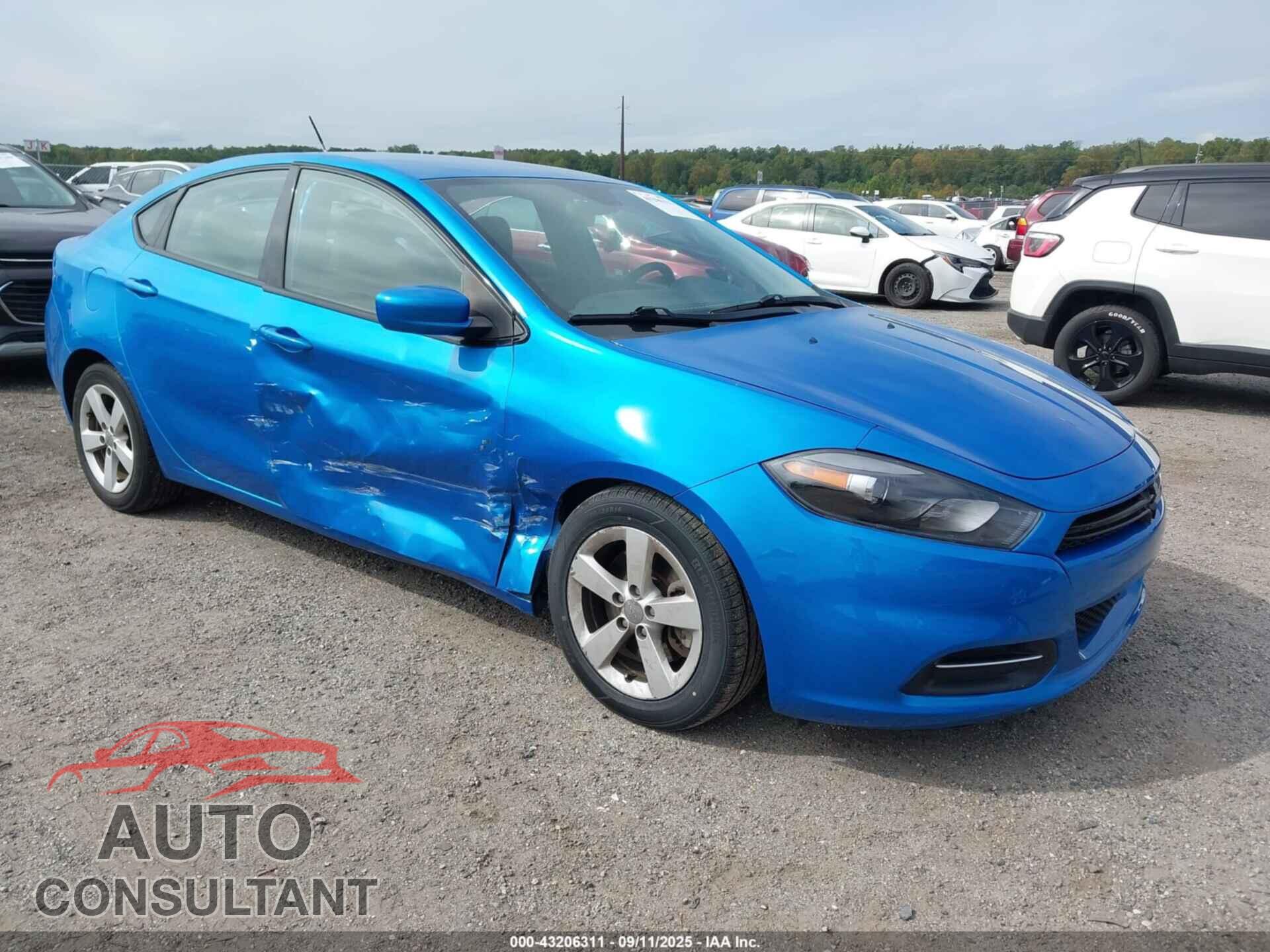 DODGE DART 2015 - 1C3CDFBB7FD173944