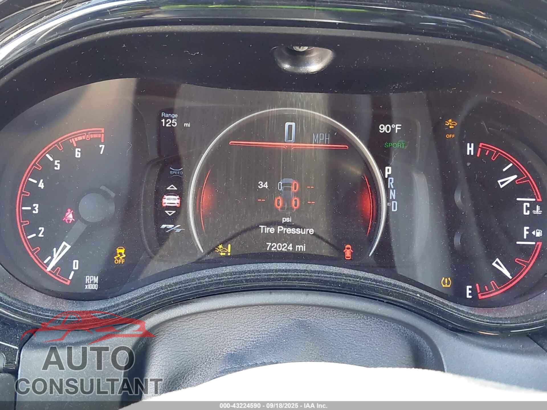 DODGE DURANGO 2022 - 1C4SDHCT3NC229280