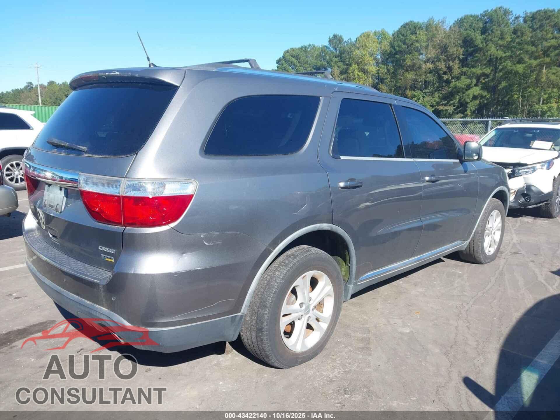 DODGE DURANGO 2011 - 1D4RD4GG3BC725019