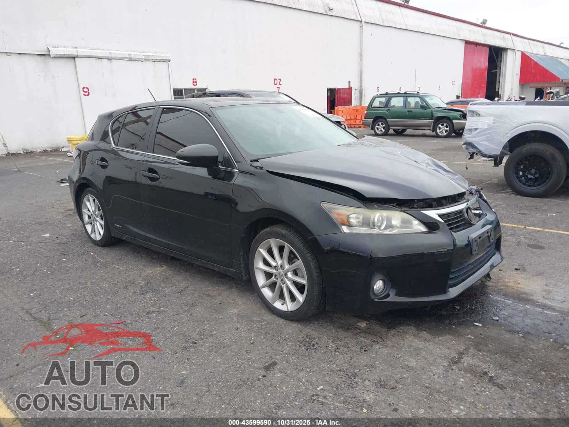 LEXUS CT 200H 2012 - JTHKD5BH0C2091663