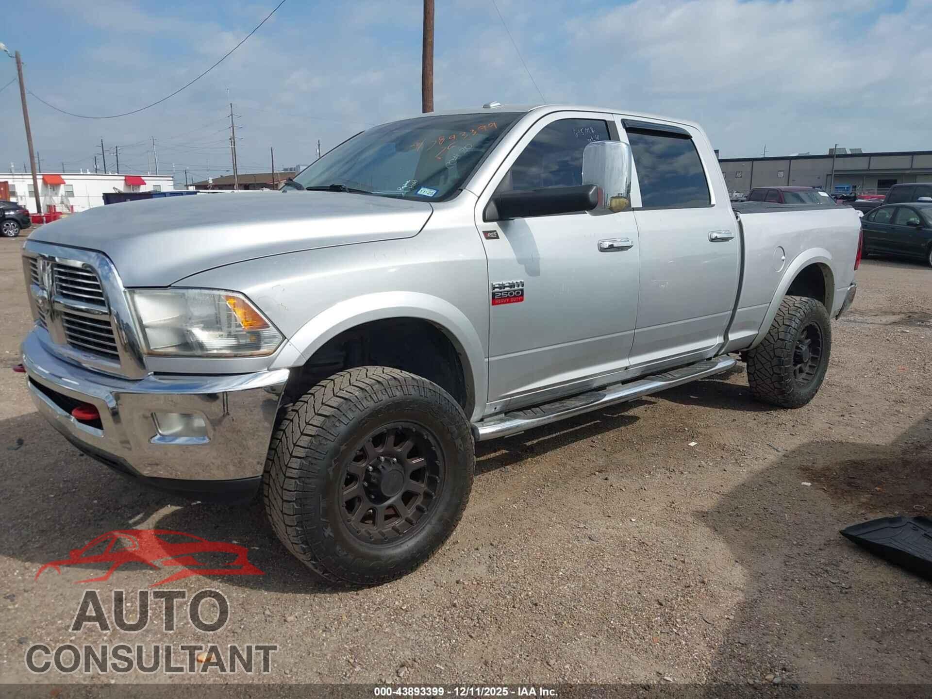DODGE RAM 2500 2010 - 3D7TT2CT0AG122088