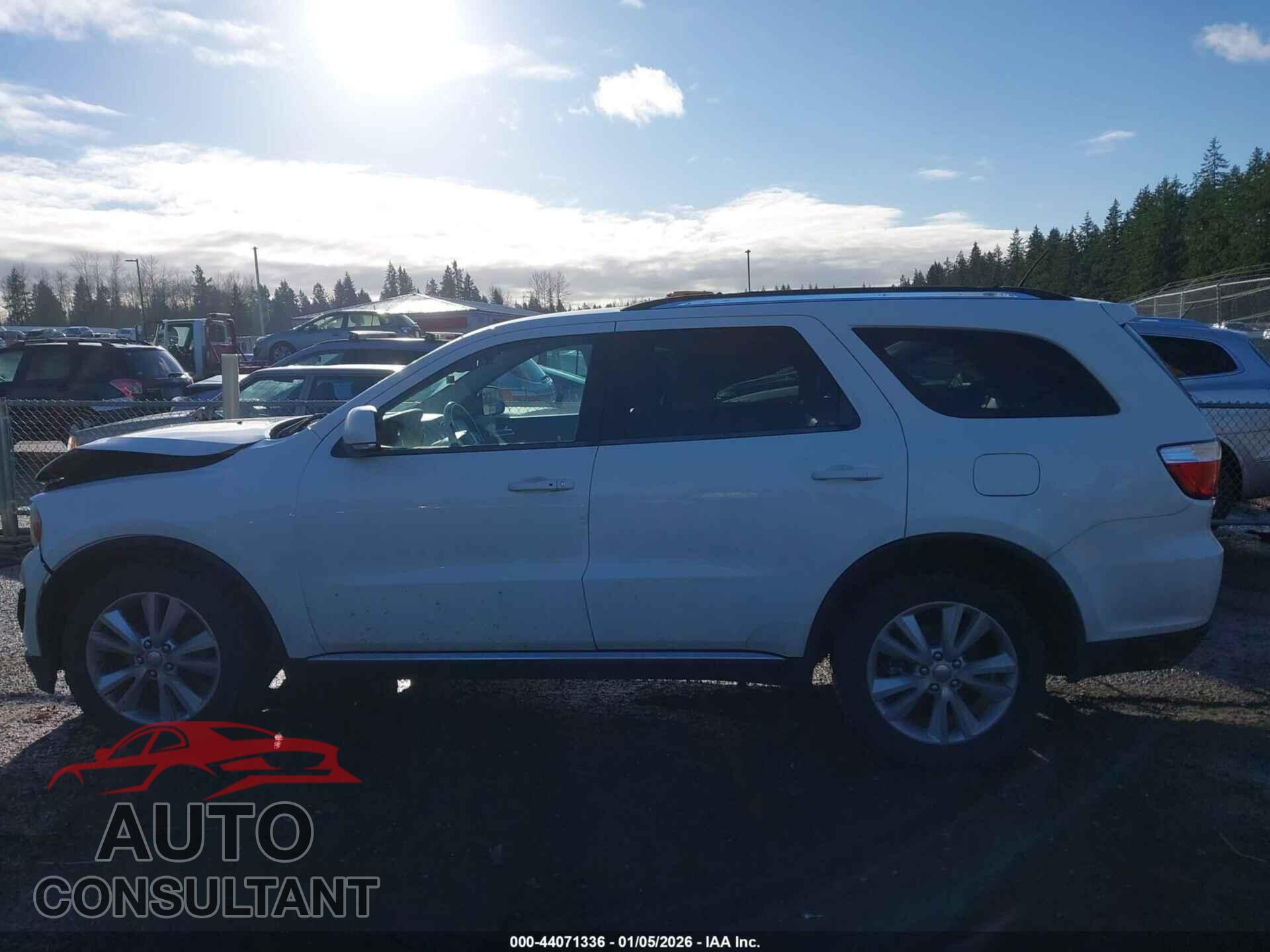 DODGE DURANGO 2012 - 1C4SDJDT6CC301544