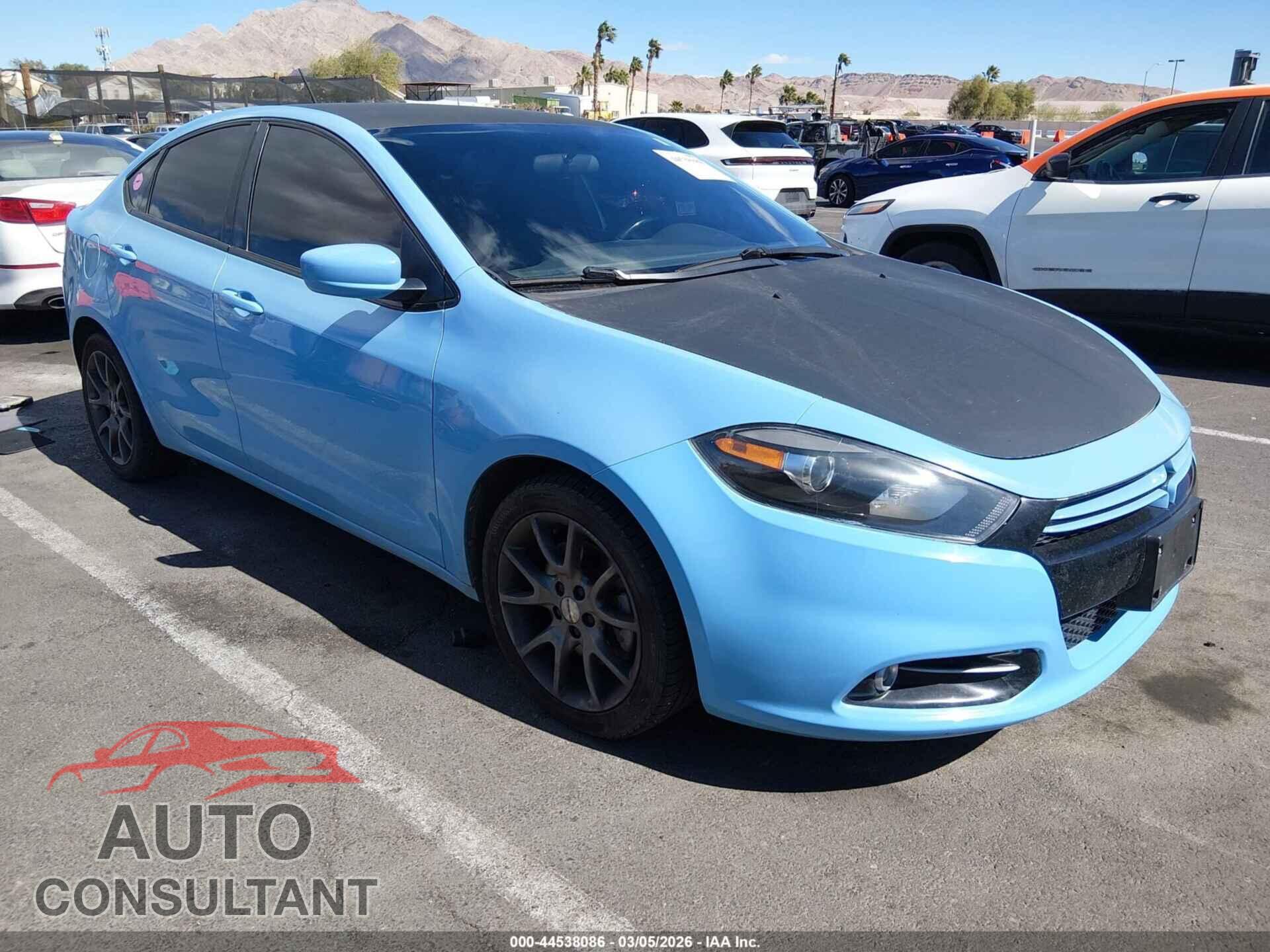 DODGE DART 2013 - 1C3CDFBH4DD219537