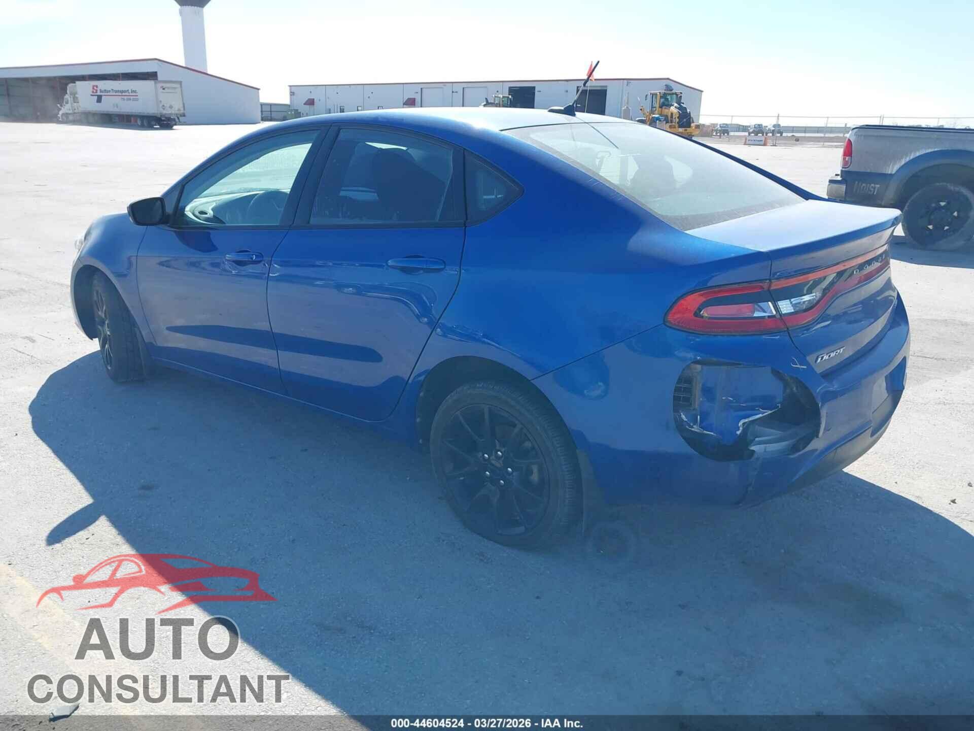 DODGE DART 2013 - 1C3CDFBA5DD211384