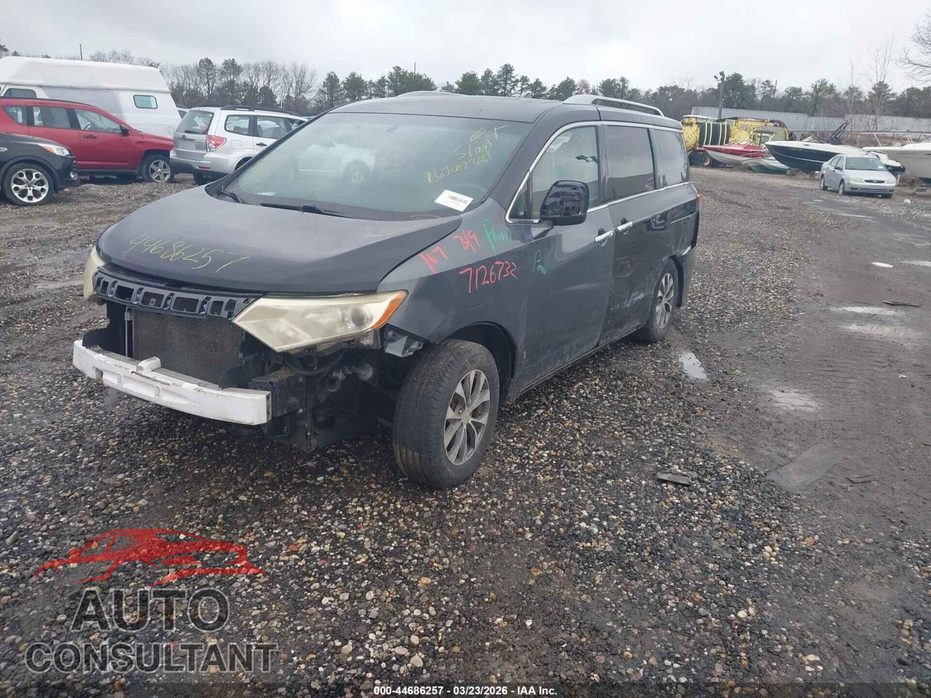 NISSAN QUEST 2012 - JN8AE2KP7C9039782