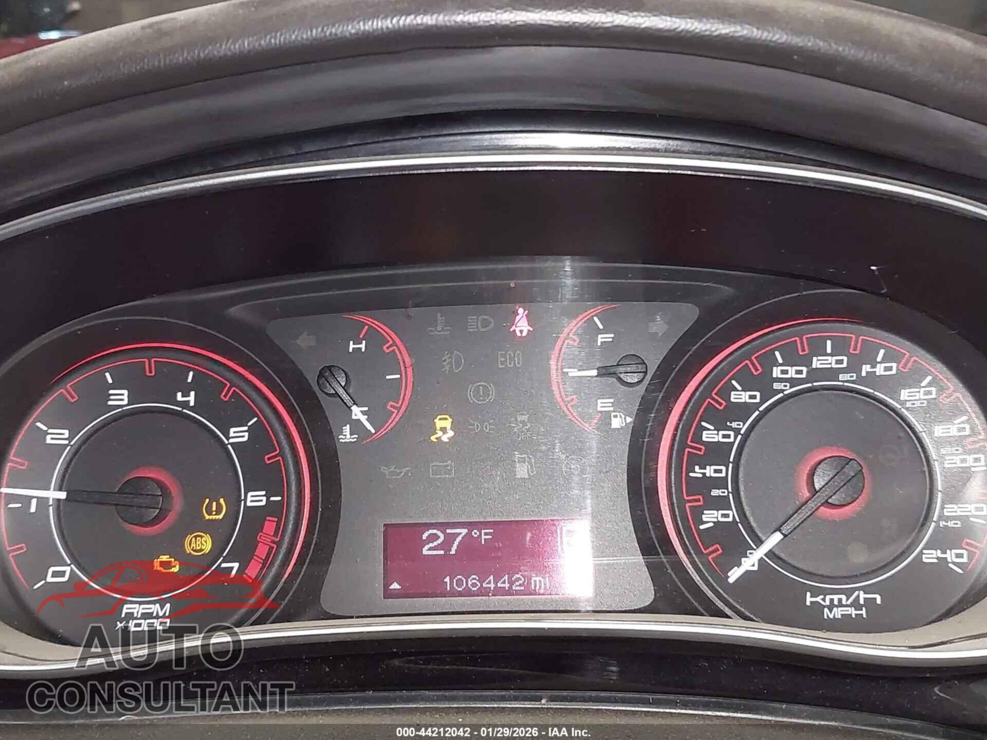 DODGE DART 2013 - 1C3CDFBA3DD148673