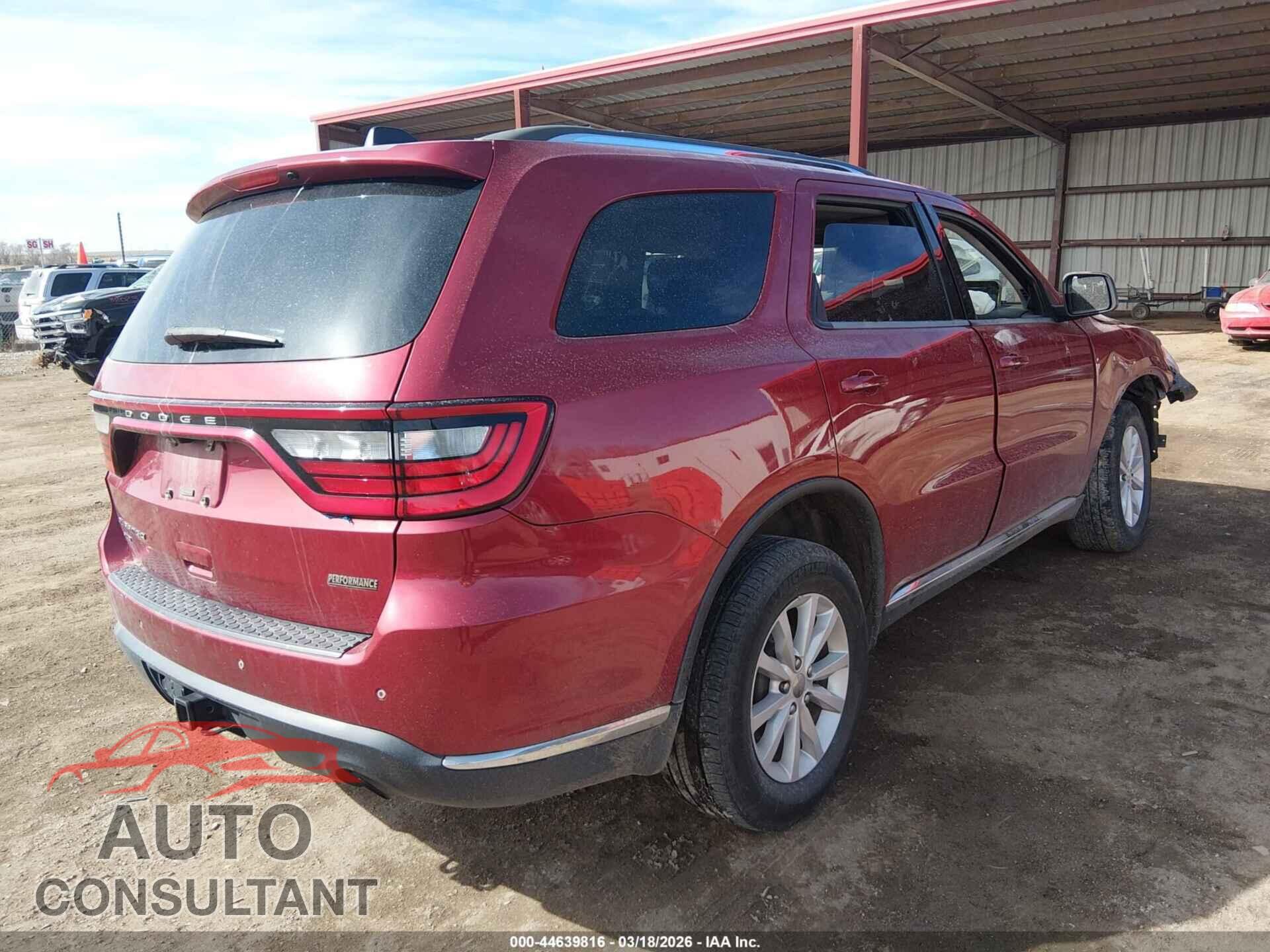 DODGE DURANGO 2014 - 1C4RDJAG1EC599400