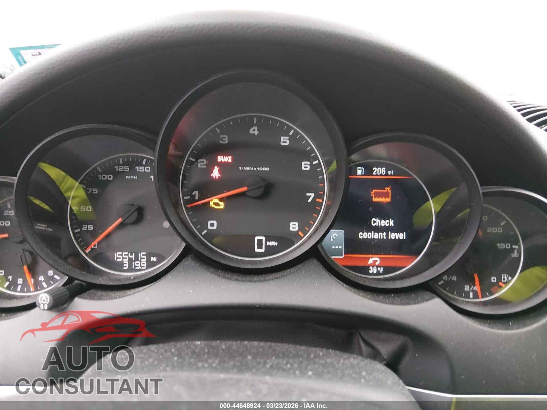 PORSCHE CAYENNE 2012 - WP1AA2A20CLA11434