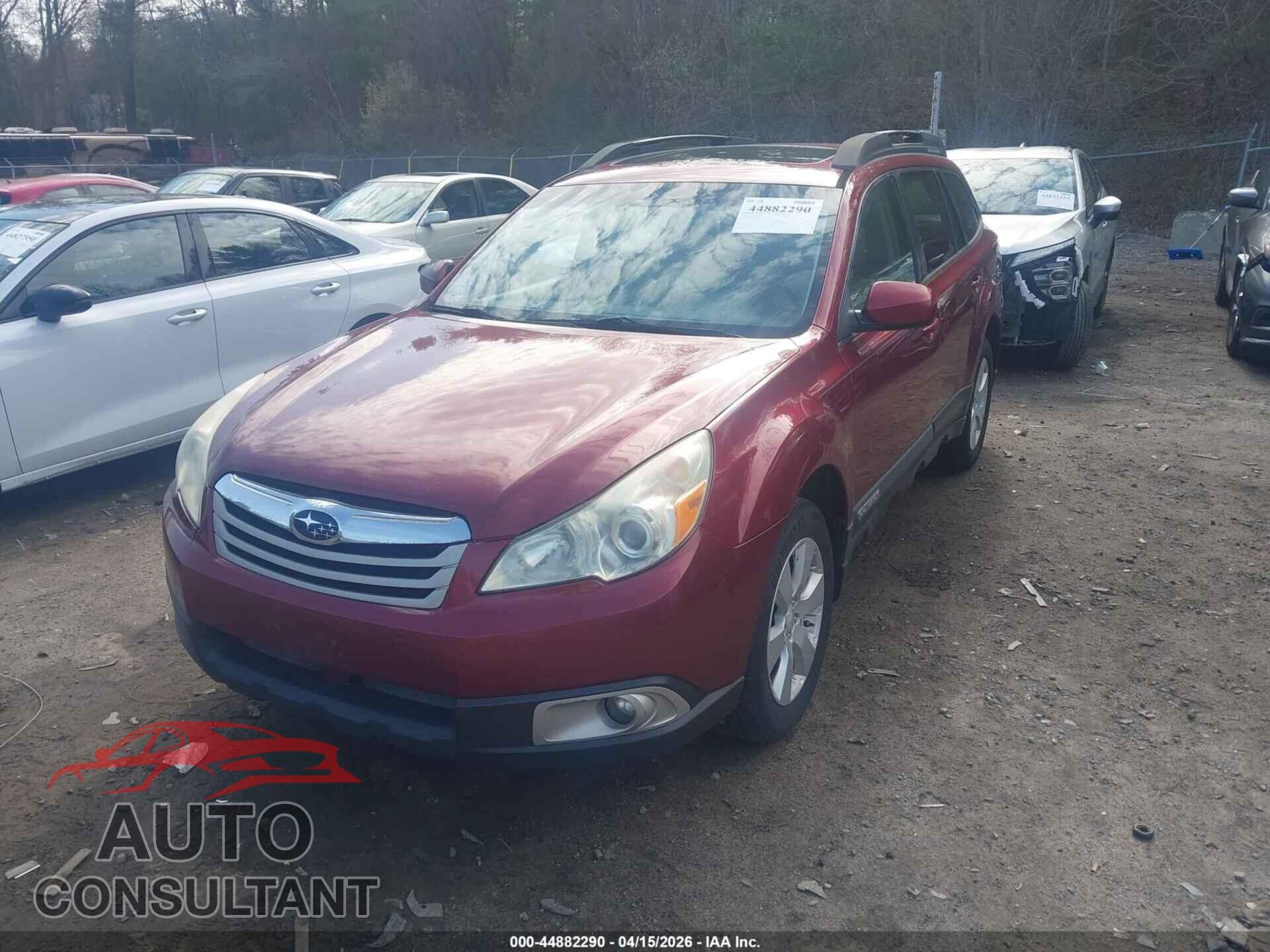 SUBARU OUTBACK 2011 - 4S4BRBGC6B3333813