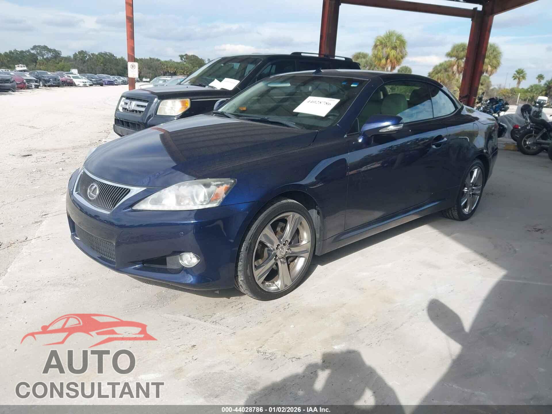 LEXUS IS 350C 2012 - JTHFE2C26C2508159