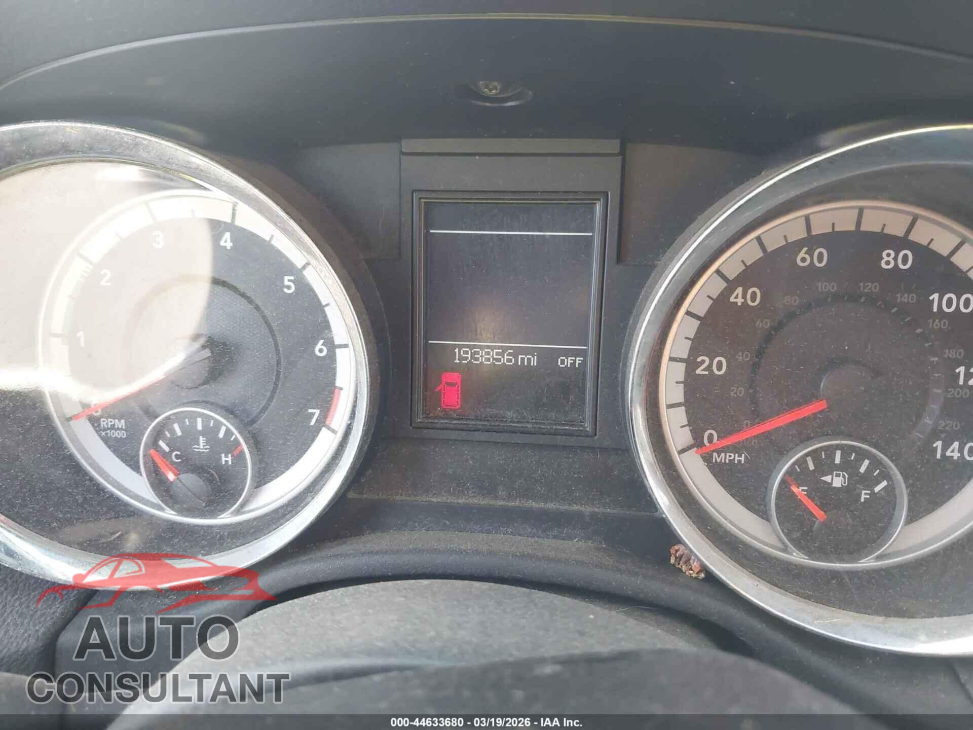 DODGE DURANGO 2011 - 1D4RD4GG8BC730460