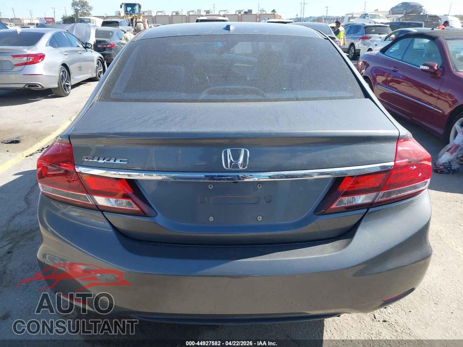 HONDA CIVIC 2013 - 19XFB2F94DE252904