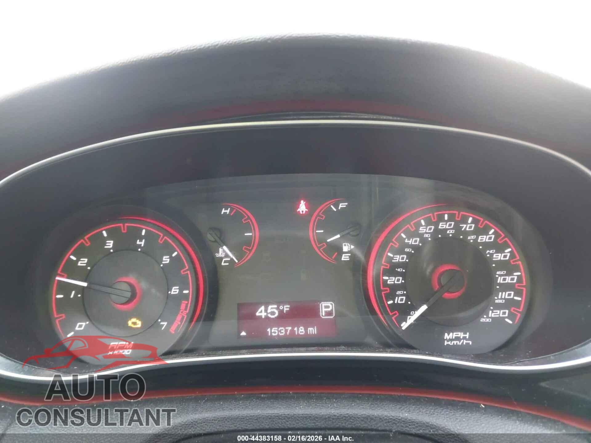 DODGE DART 2015 - 1C3CDFBB0FD265123
