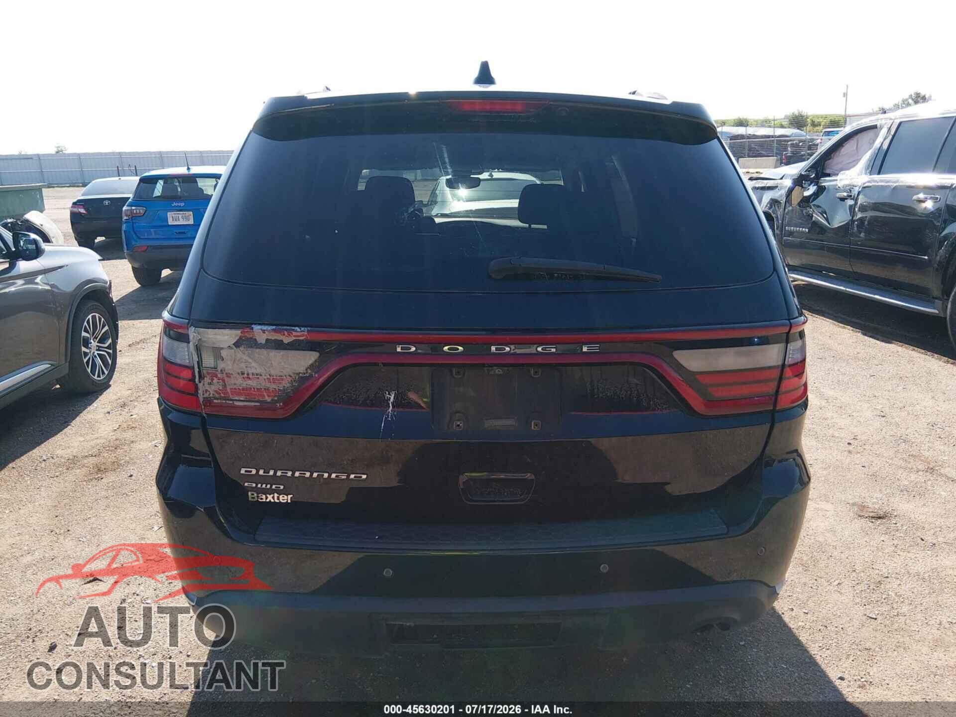 DODGE DURANGO 2017 - 1C4RDJAG0HC945246