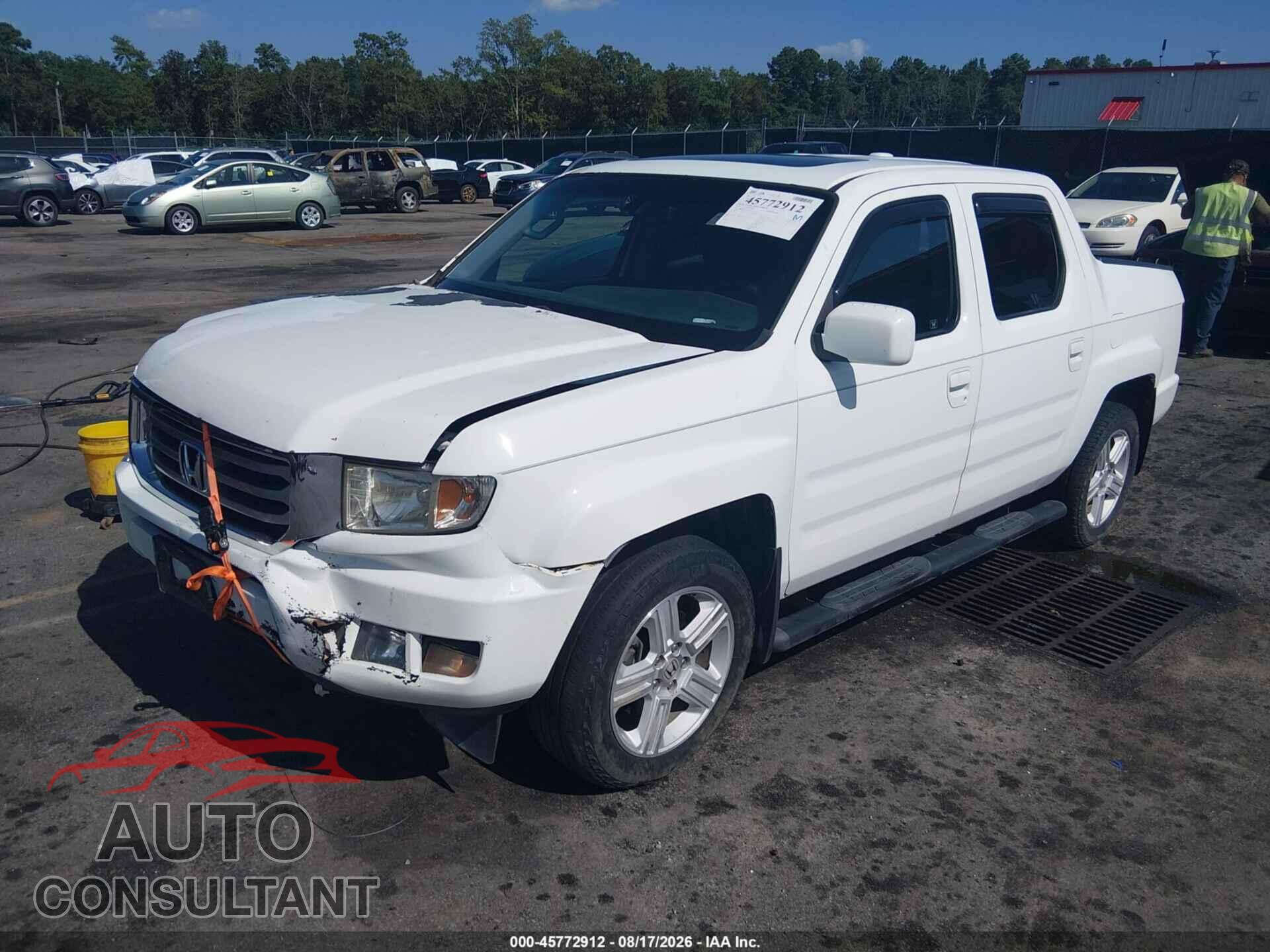 HONDA RIDGELINE 2012 - 5FPYK1F53CB452902