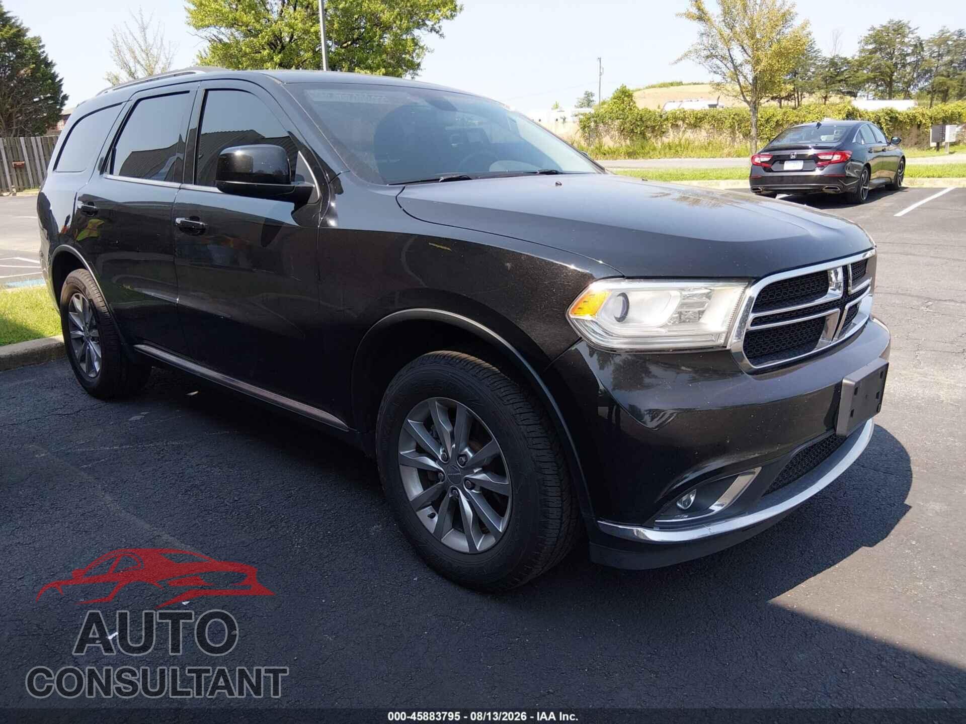 DODGE DURANGO 2017 - 1C4RDJAG9HC928641