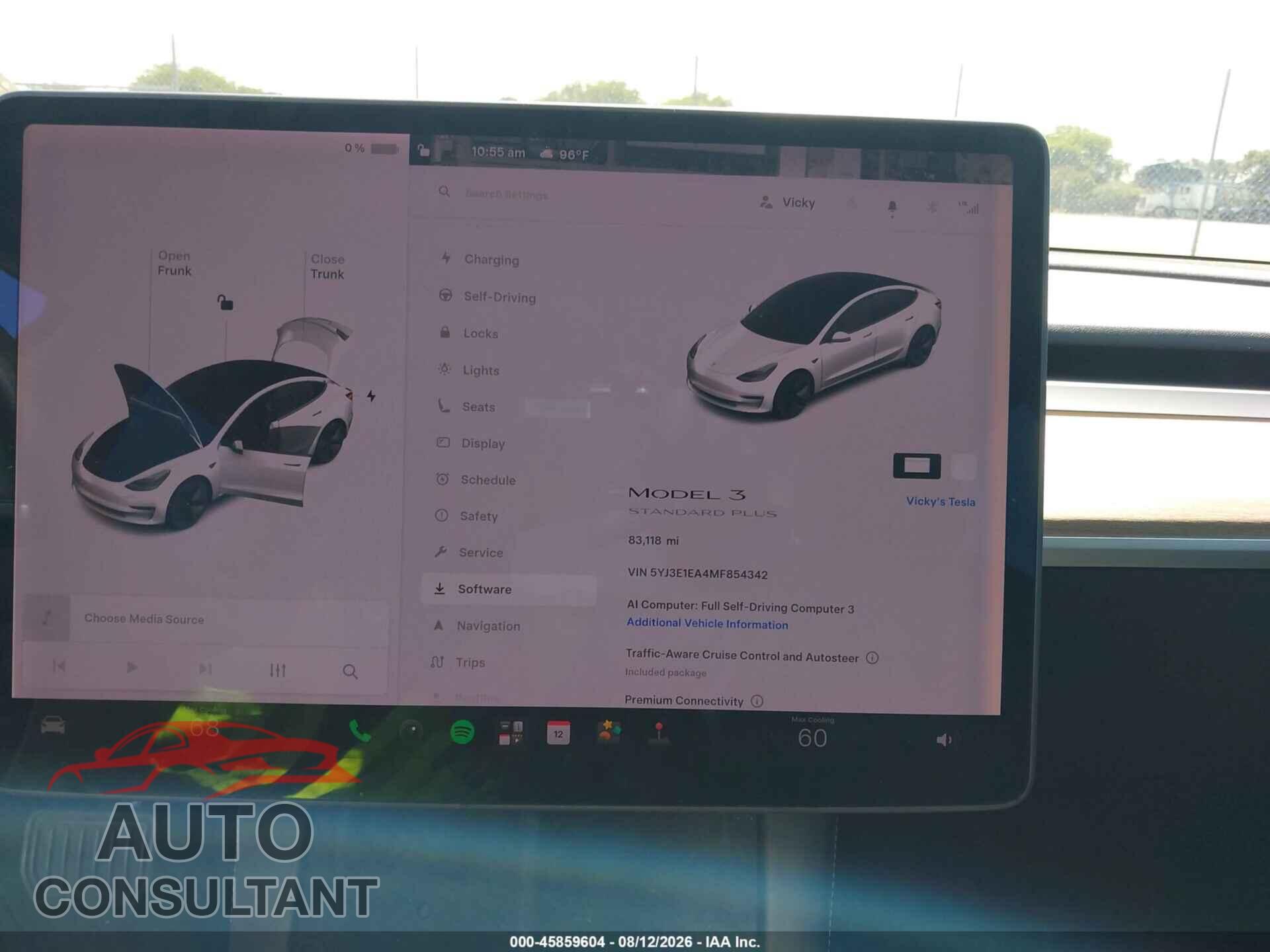 TESLA MODEL 3 2021 - 5YJ3E1EA4MF854342