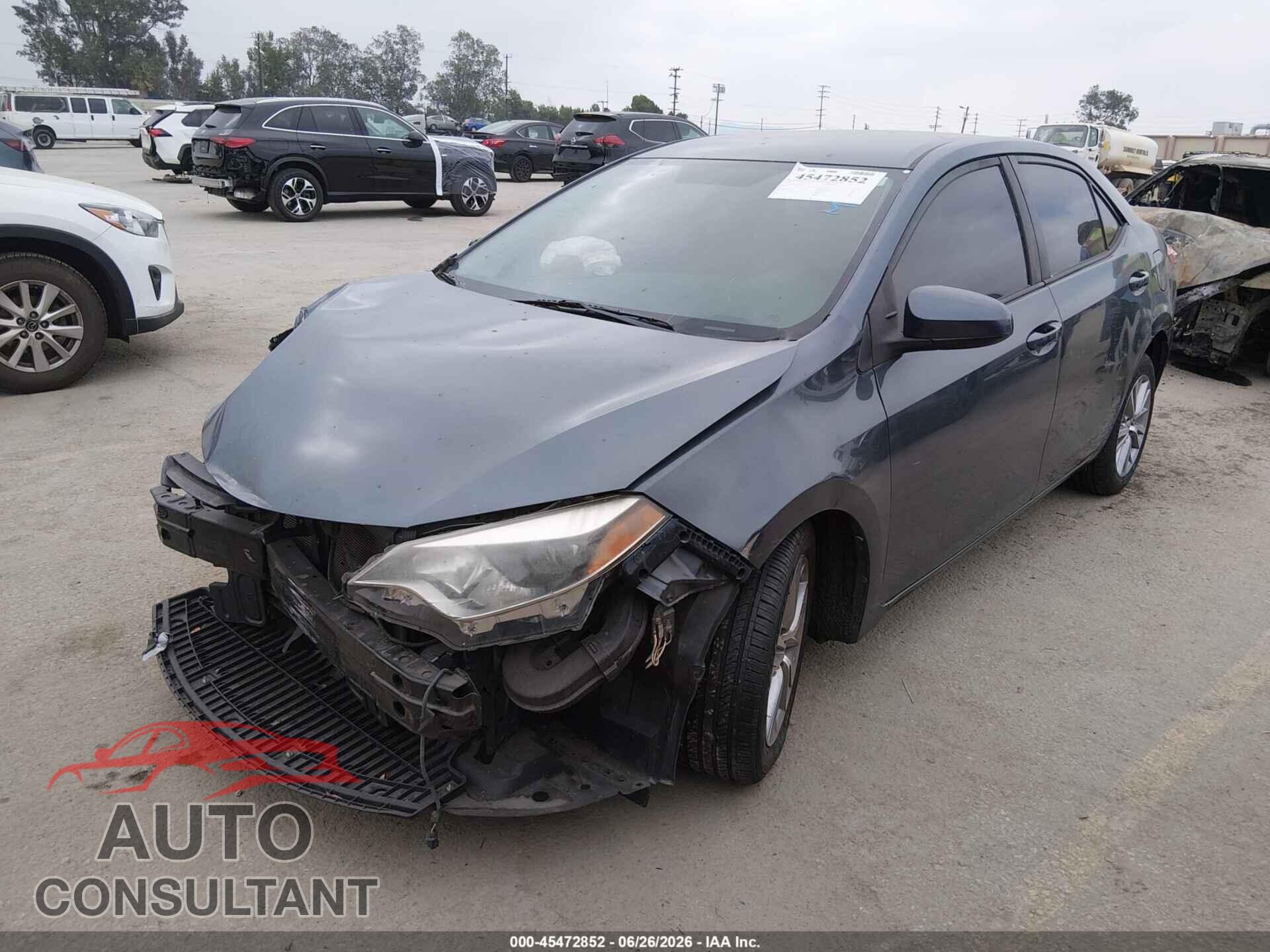 TOYOTA COROLLA 2014 - 2T1BURHE6EC166313