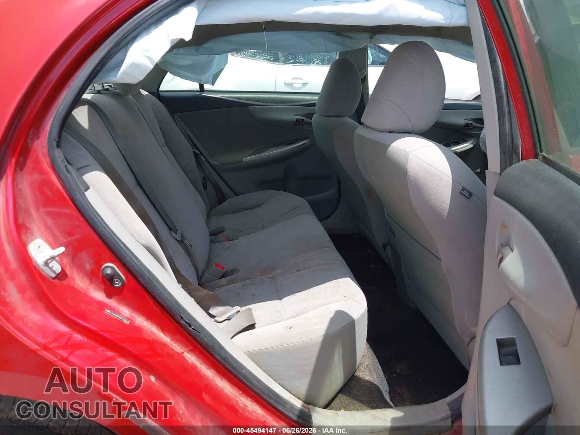 TOYOTA COROLLA 2011 - JTDBU4EEXB9160104
