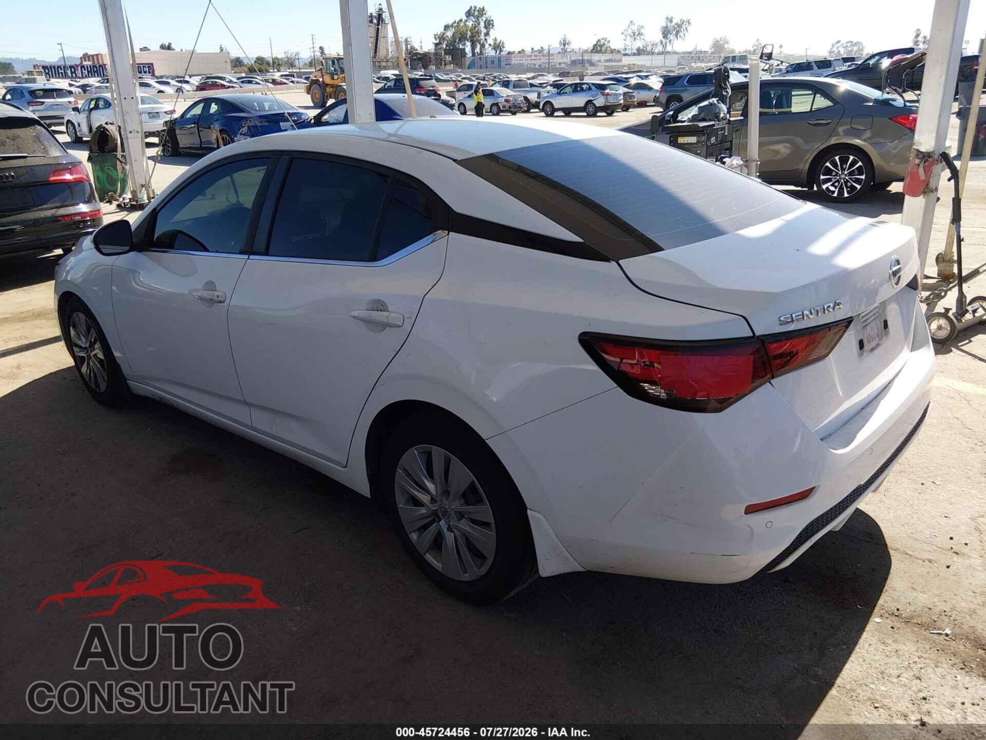 NISSAN SENTRA 2020 - 3N1AB8BV2LY214569