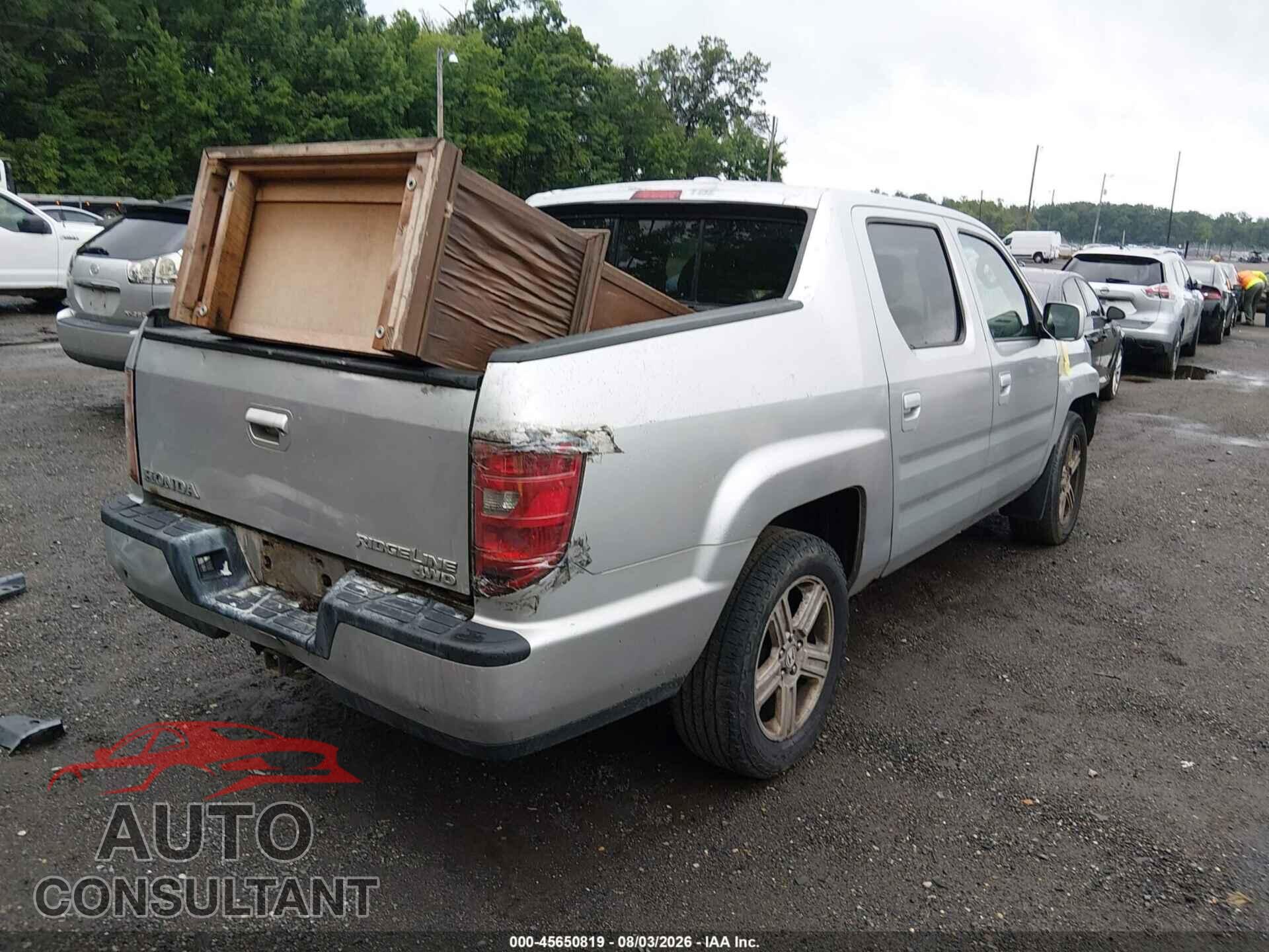 HONDA RIDGELINE 2011 - 5FPYK1F58BB011538