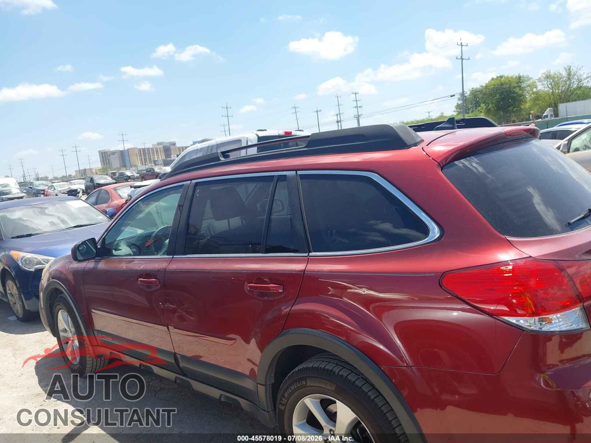 SUBARU OUTBACK 2014 - 4S4BRCLC4E3226209