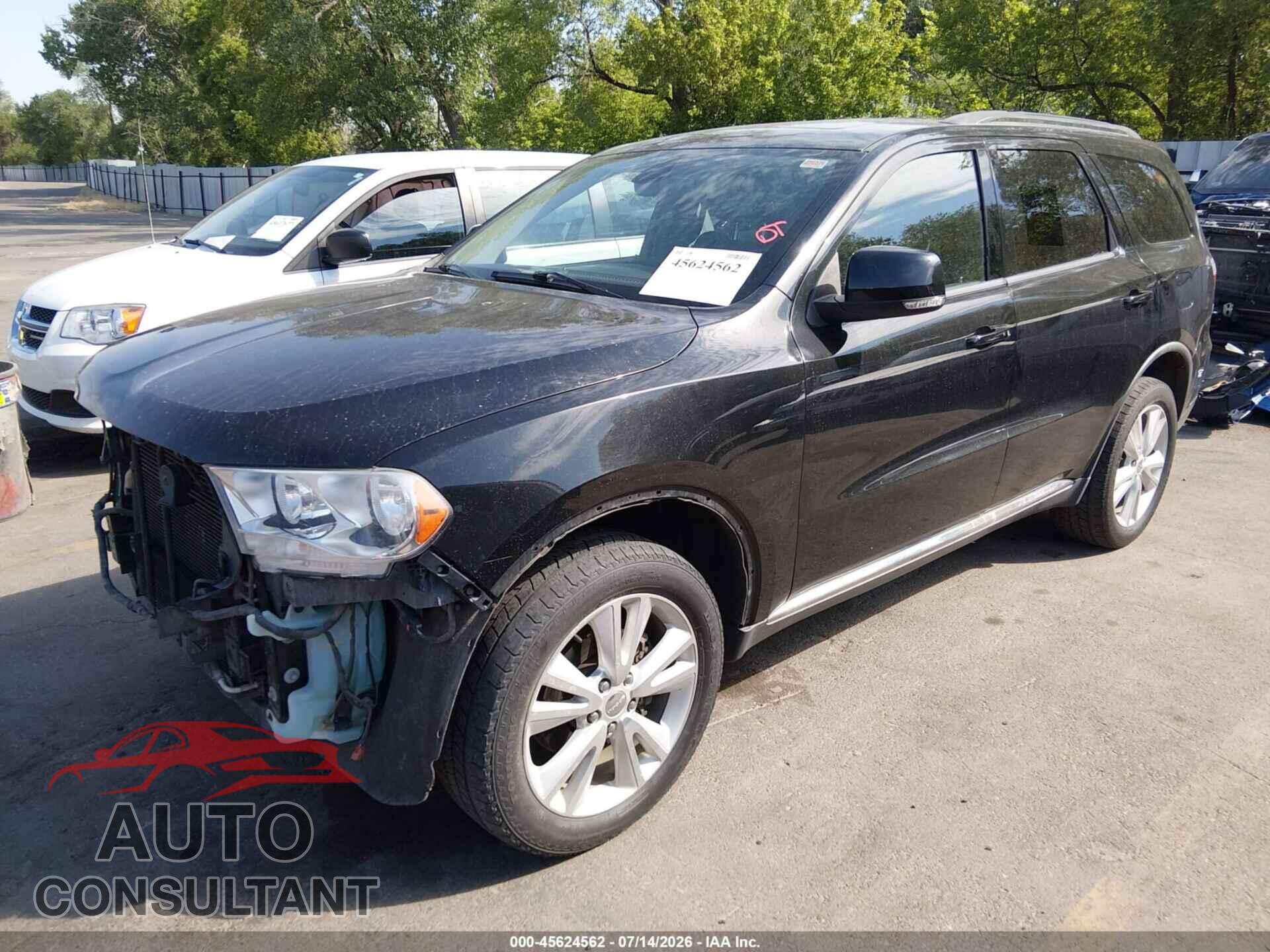 DODGE DURANGO 2012 - 1C4RDJDG6CC169127