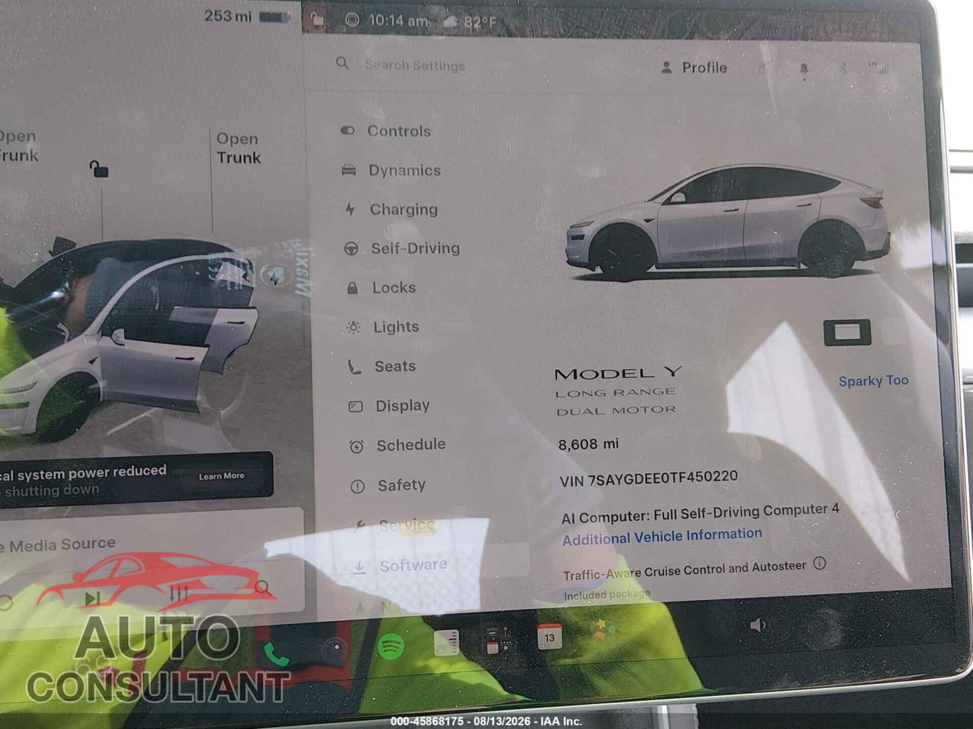 TESLA MODEL Y 2026 - 7SAYGDEE0TF450220