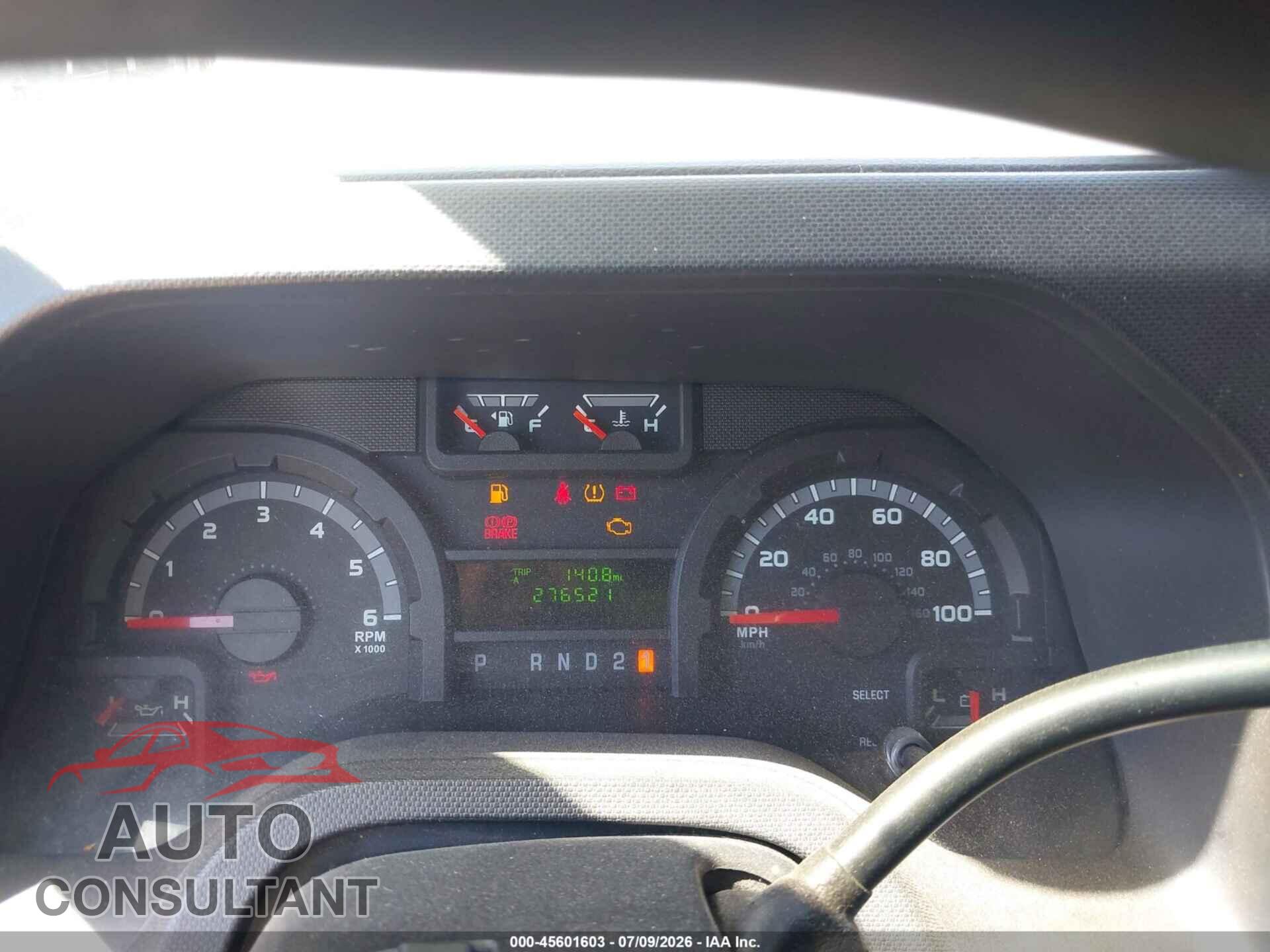 FORD E-250 2012 - 1FTNE2EW2CDA40805