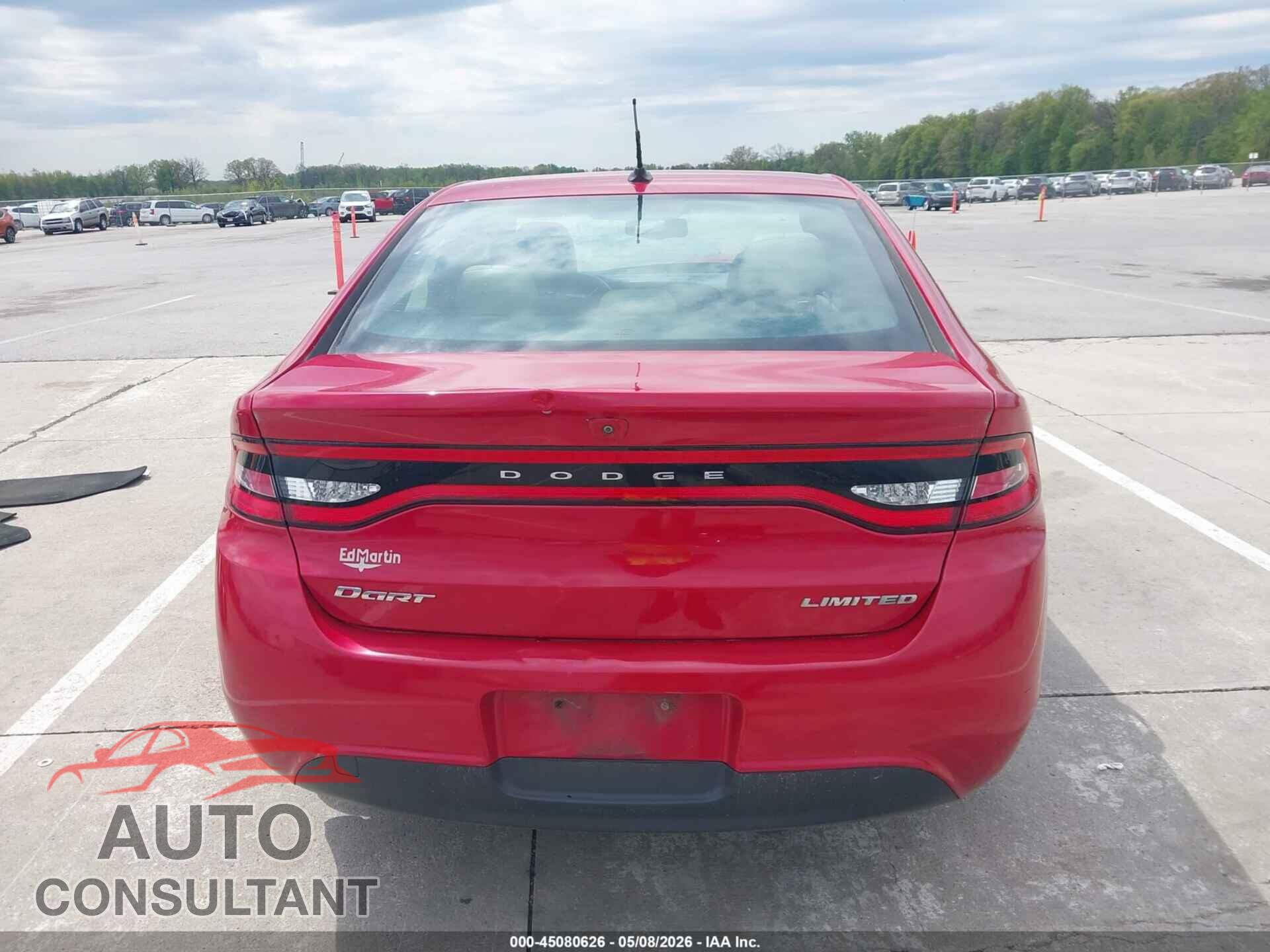 DODGE DART 2013 - 1C3CDFCA4DD299214