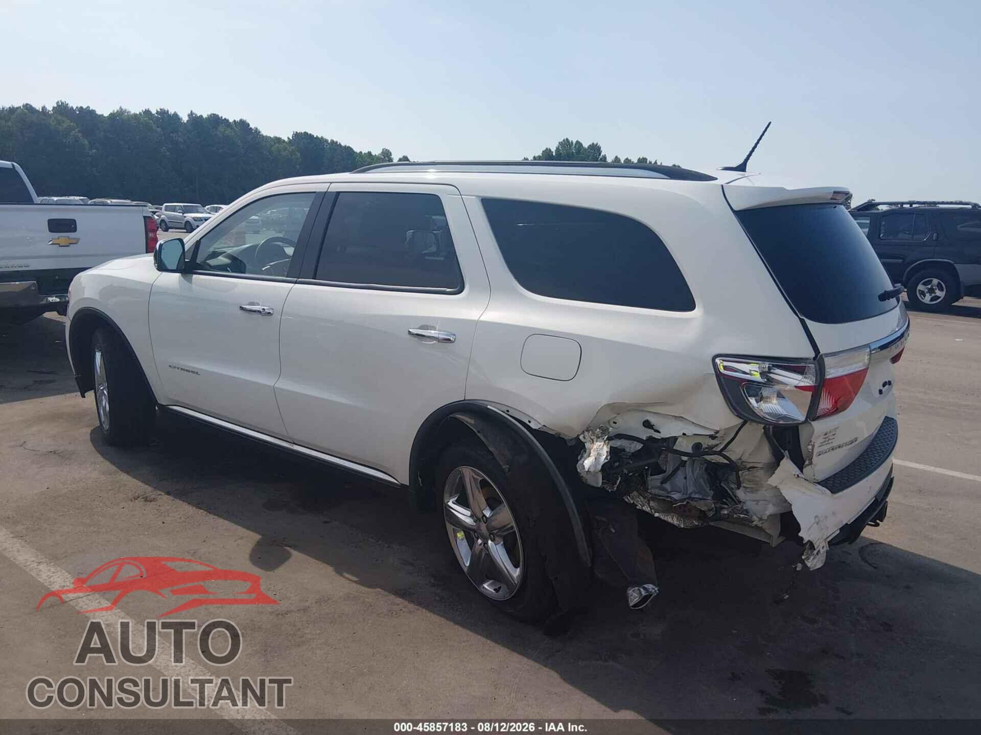DODGE DURANGO 2012 - 1C4SDHET8CC240205