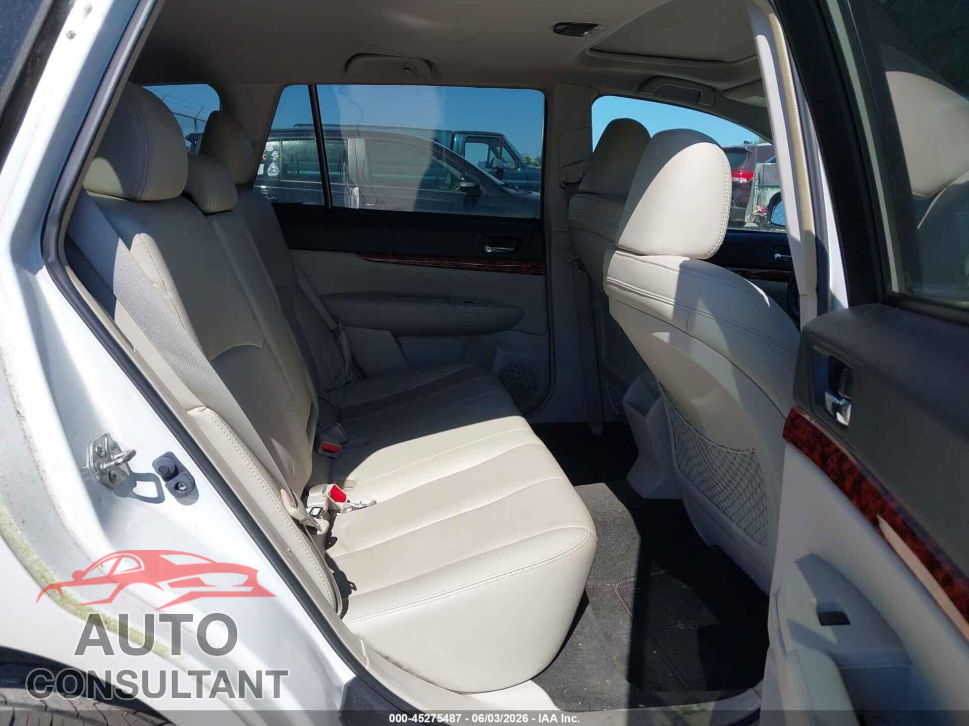 SUBARU OUTBACK 2012 - 4S4BRBLC1C3232489