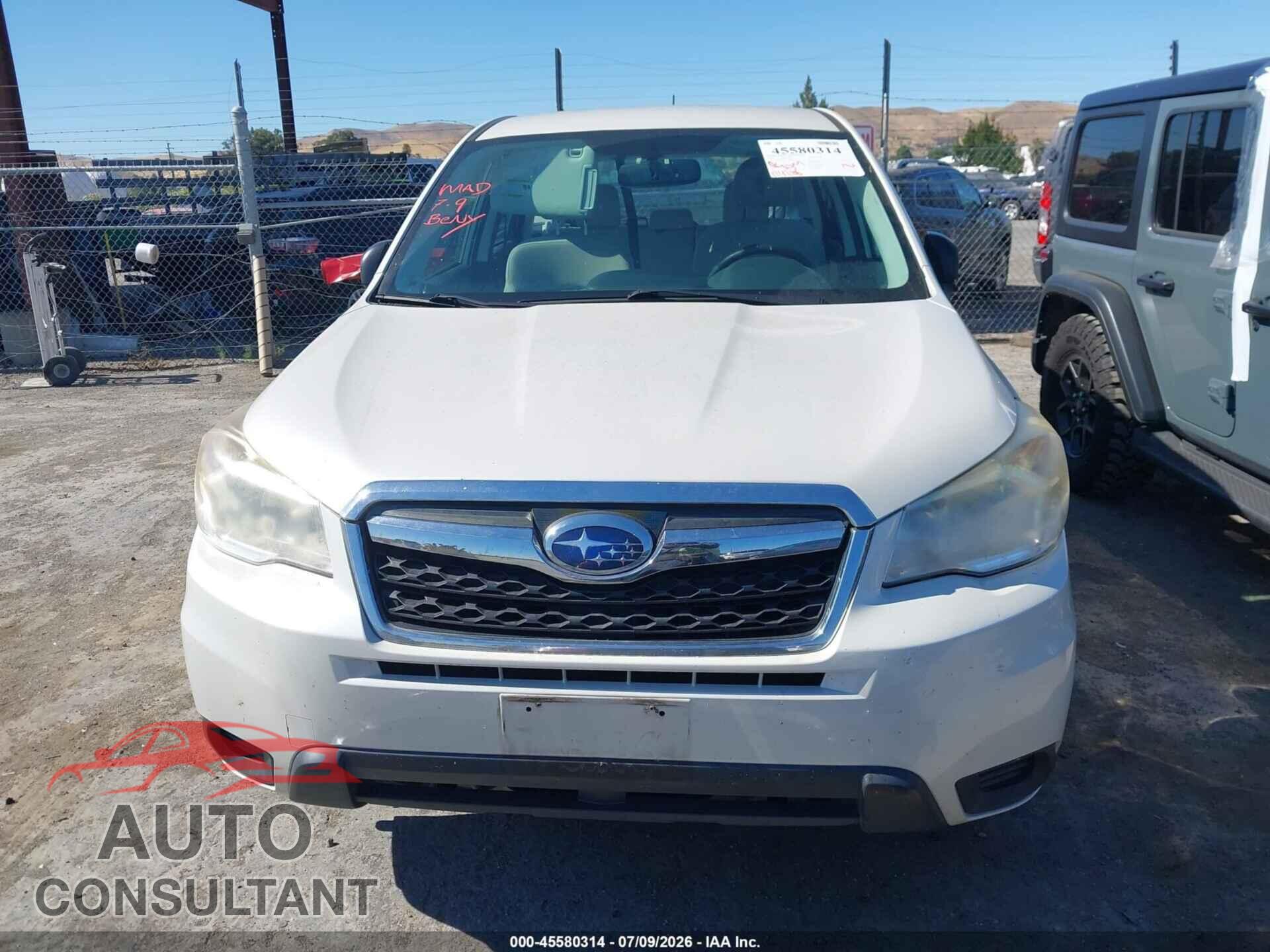 SUBARU FORESTER 2014 - JF2SJAAC9EH419012
