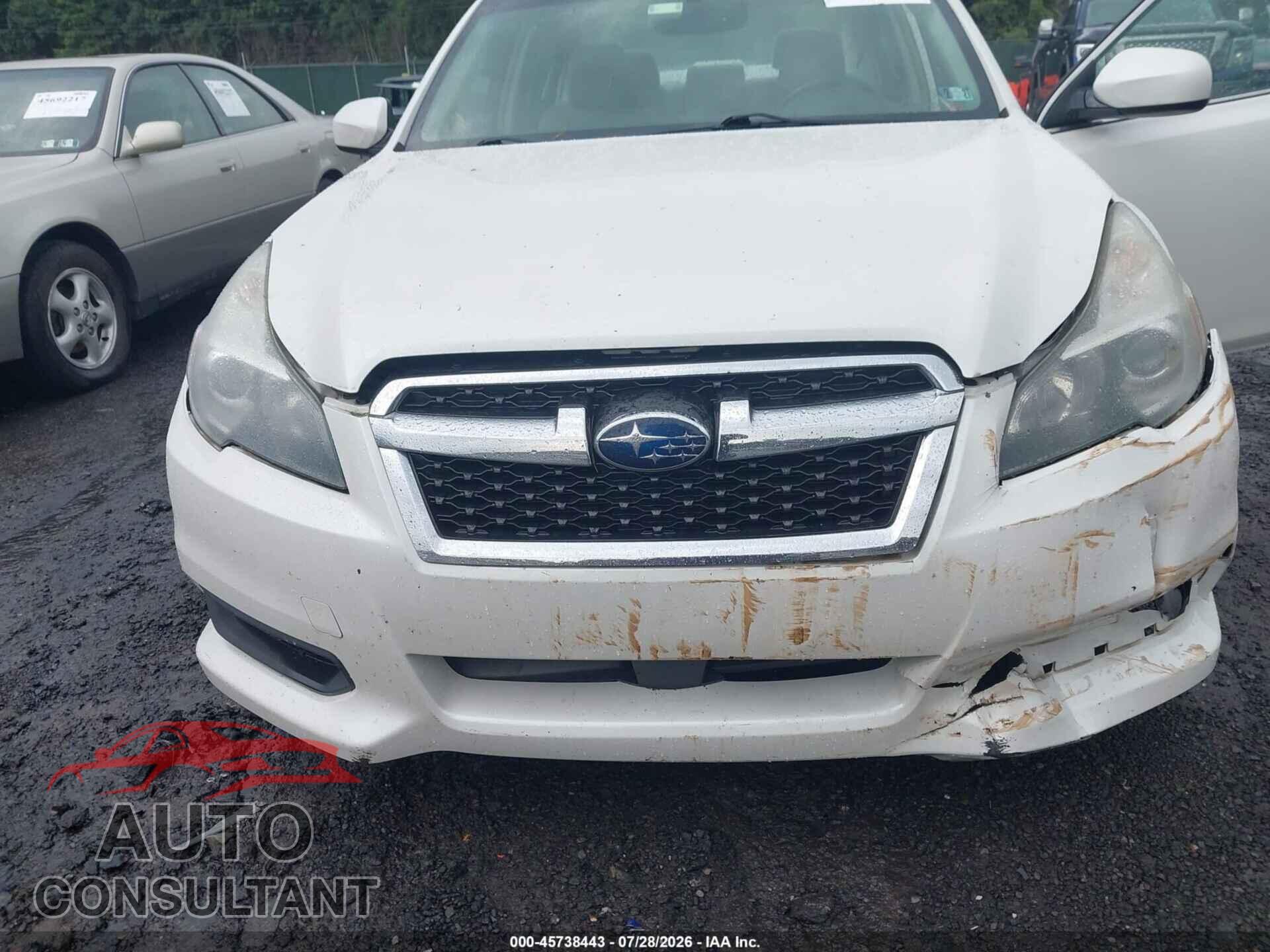 SUBARU LEGACY 2014 - 4S3BMBD65E3020354