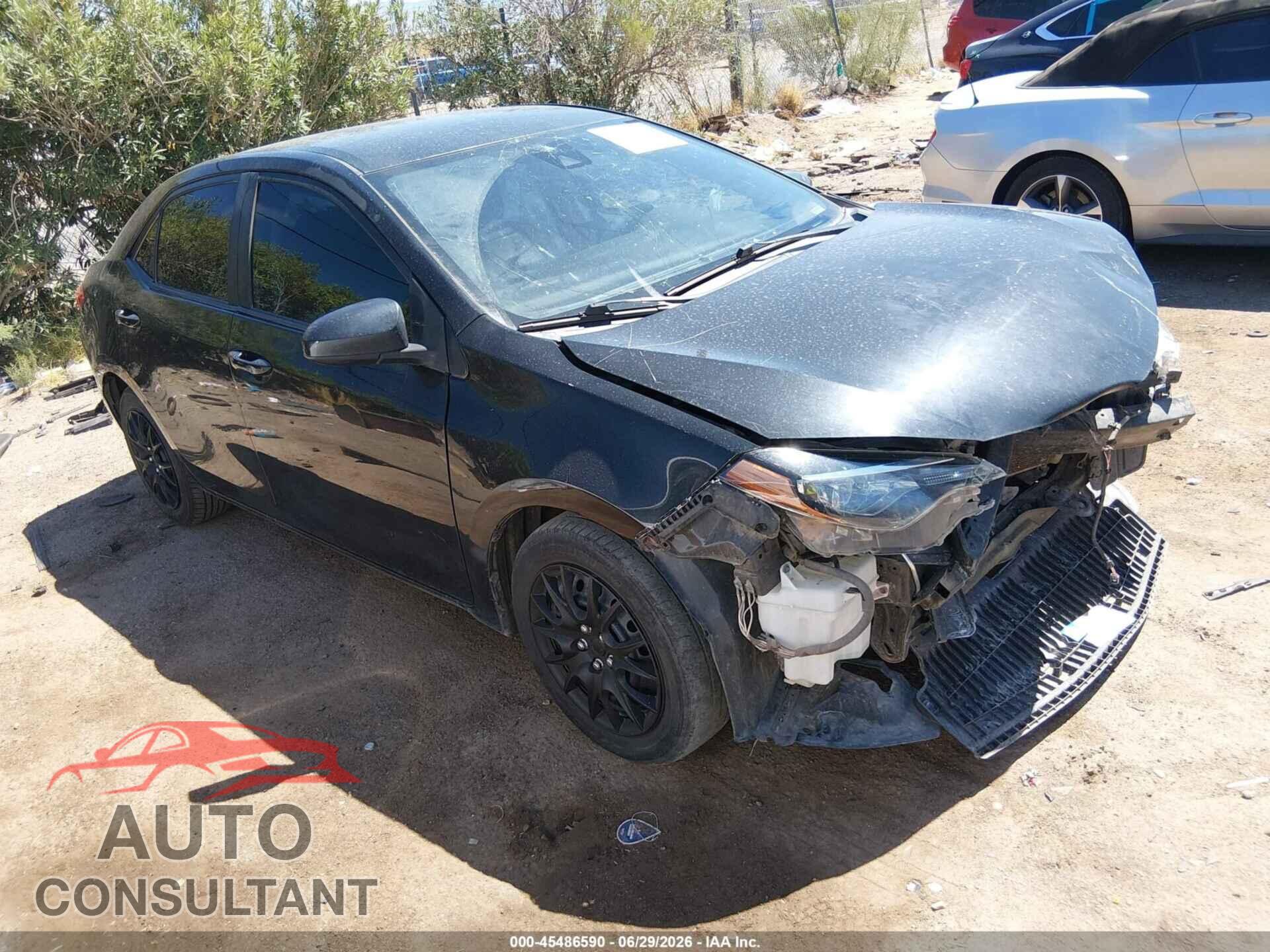 TOYOTA COROLLA 2018 - 2T1BURHE8JC123473