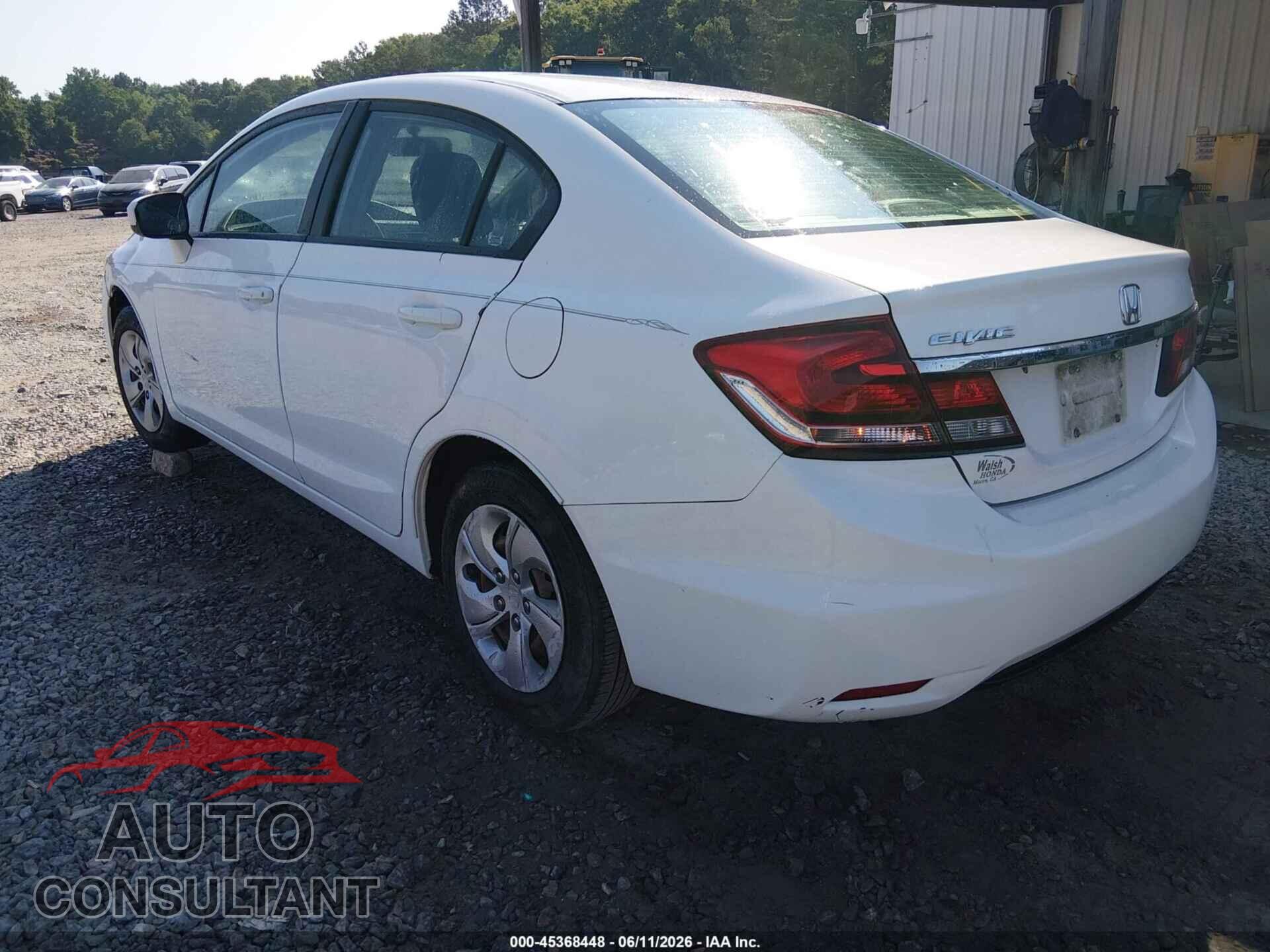 HONDA CIVIC 2013 - 19XFB2F59DE049018