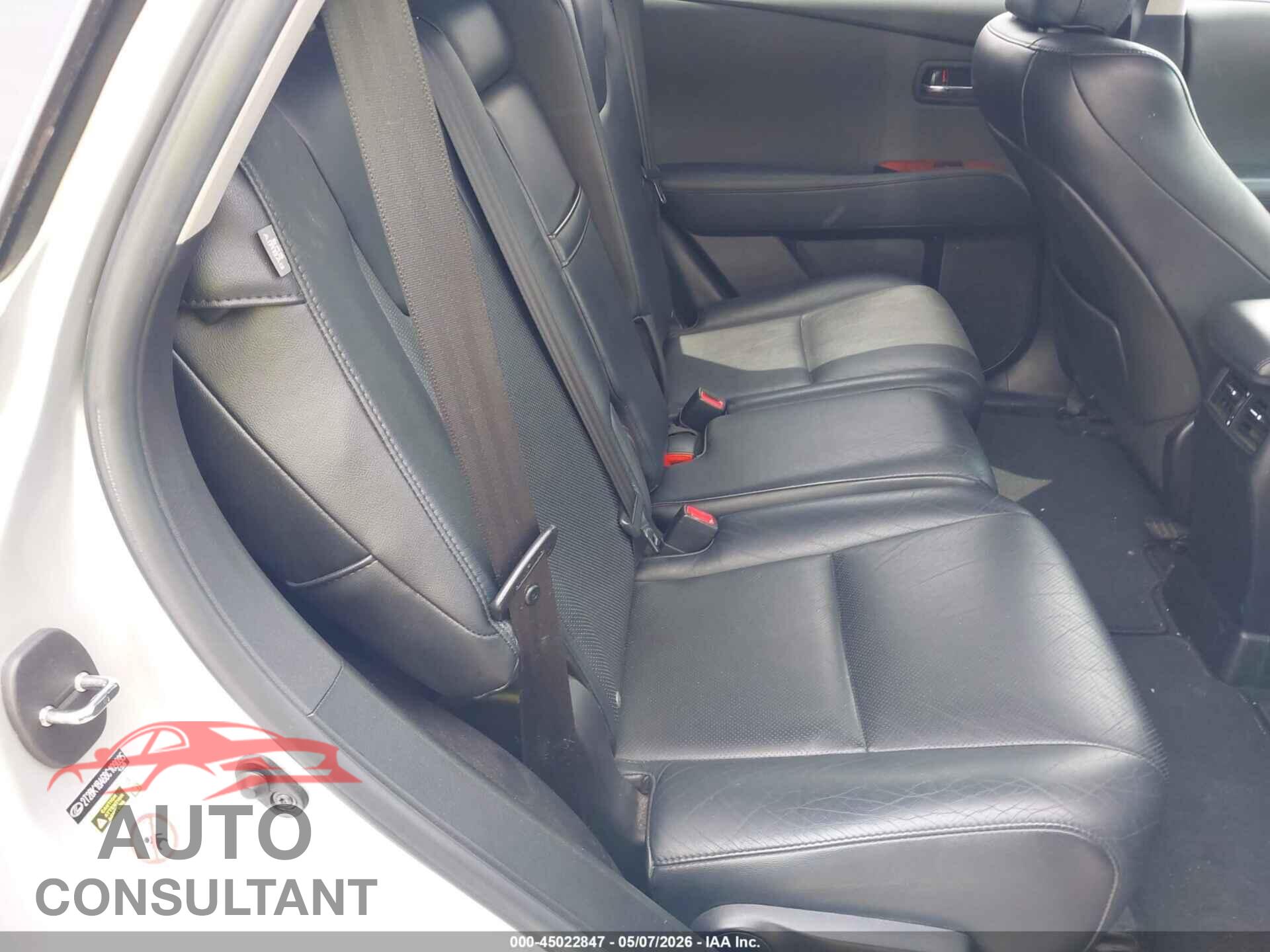 LEXUS RX 350 2011 - 2T2BK1BA6BC109095