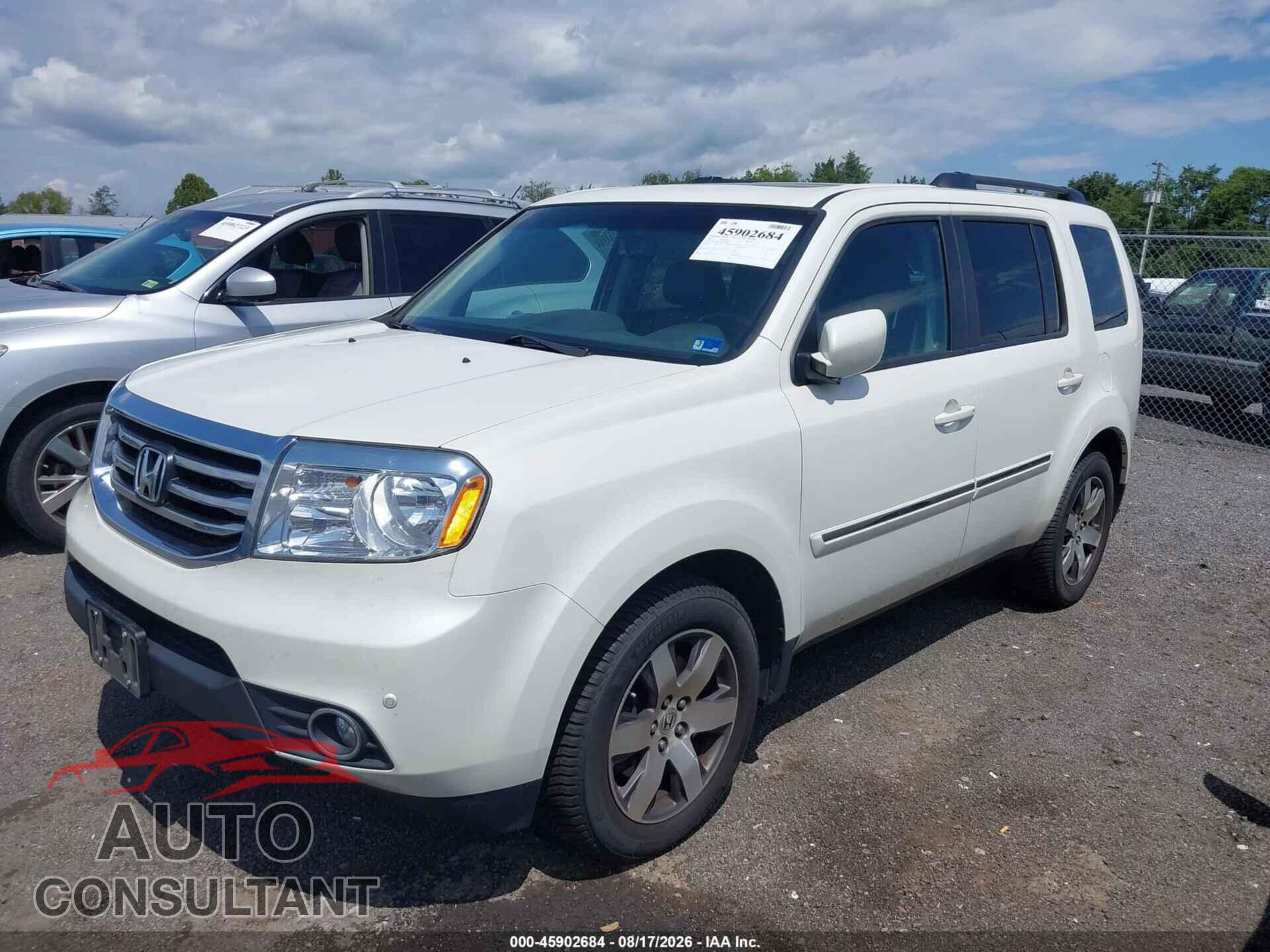 HONDA PILOT 2012 - 5FNYF3H99CB018587