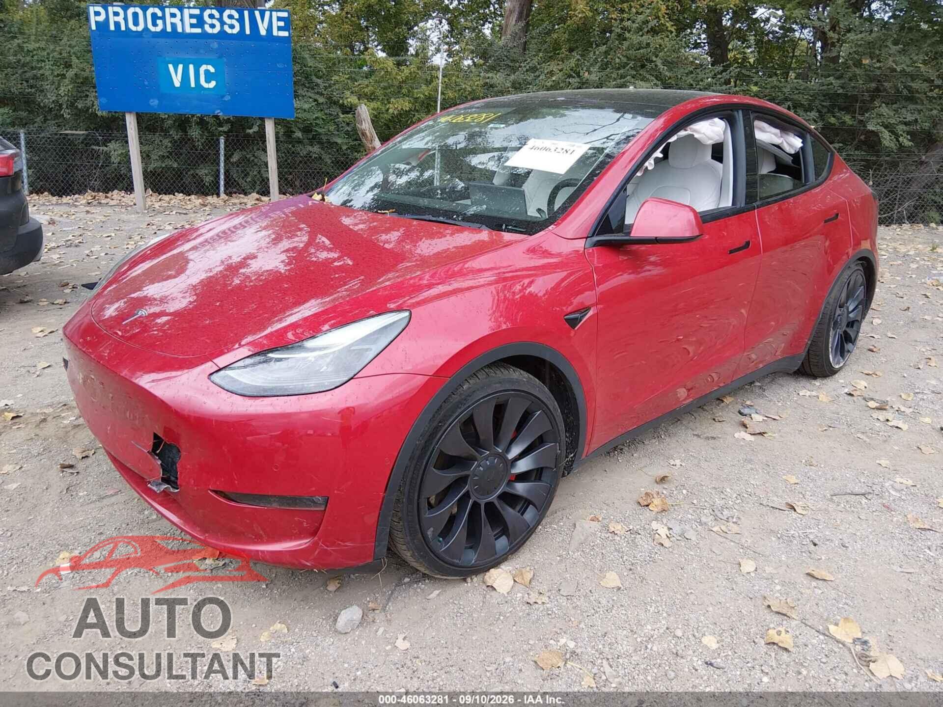 TESLA MODEL Y 2022 - 7SAYGDEFXNF397313