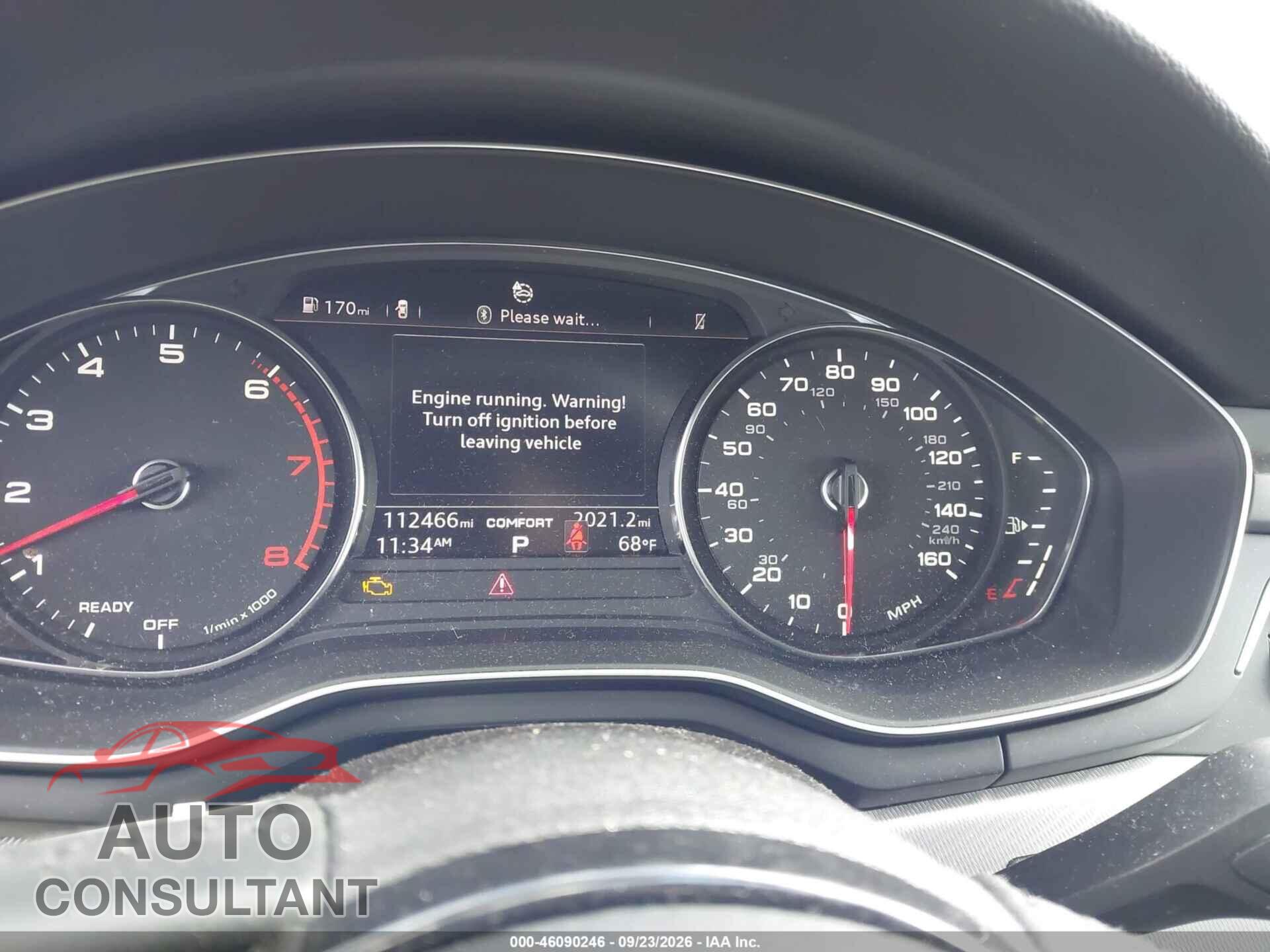 AUDI A4 2019 - WAUDNAF46KA023554