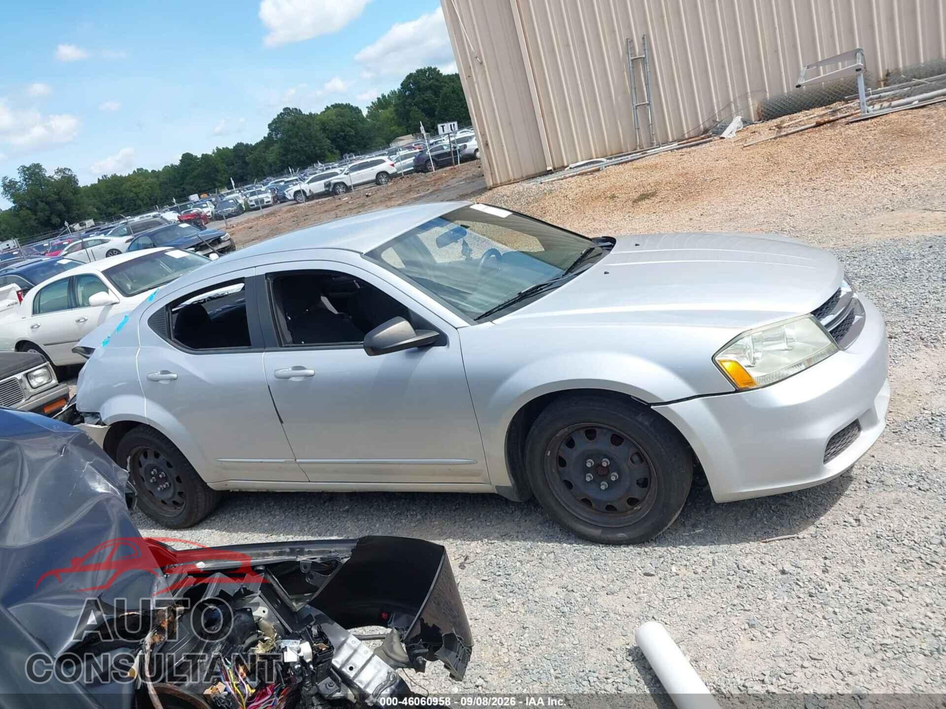 DODGE AVENGER 2012 - 1C3CDZAG3CN264326
