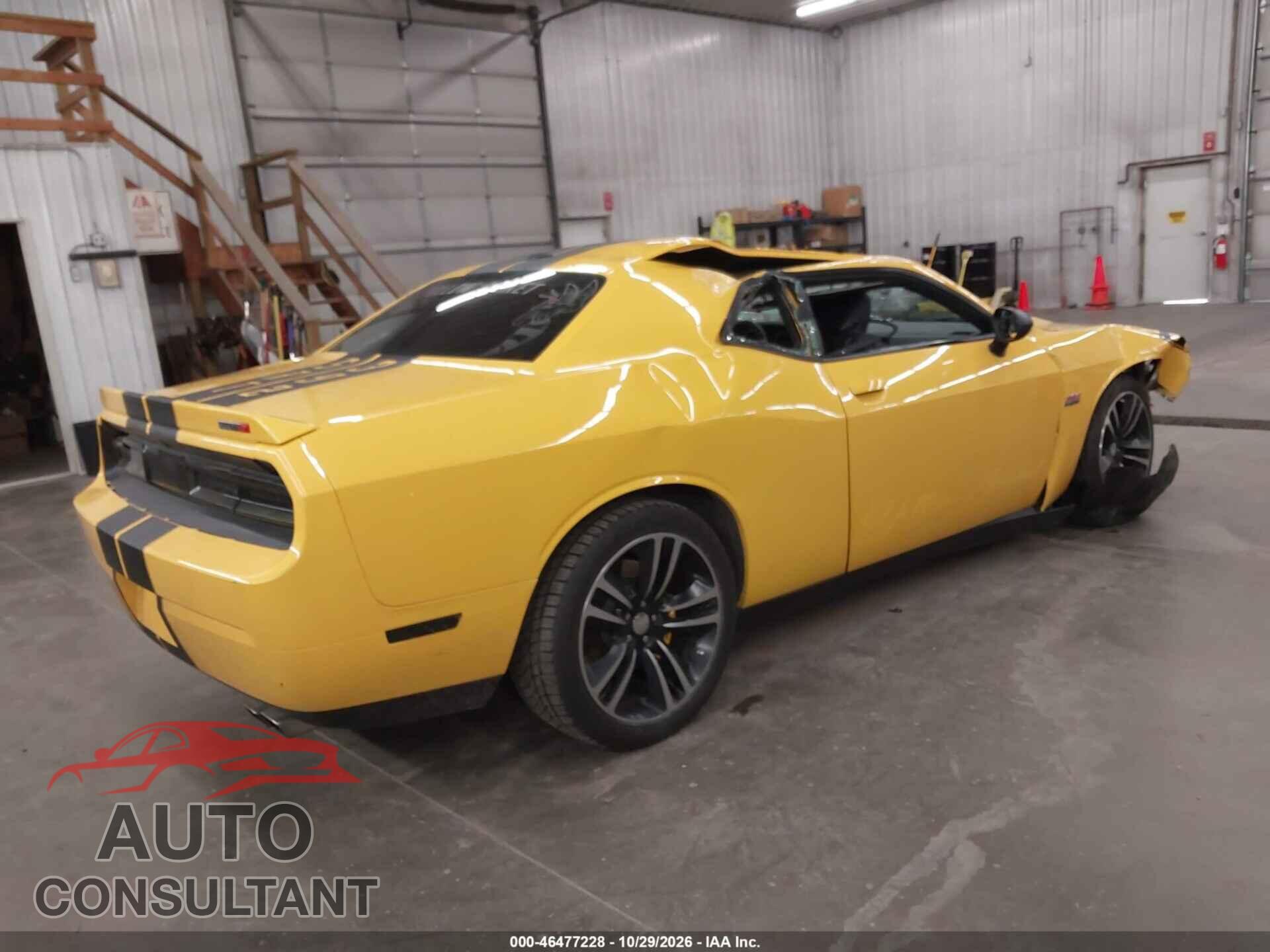 DODGE CHALLENGER 2012 - 2C3CDYCJ6CH221949